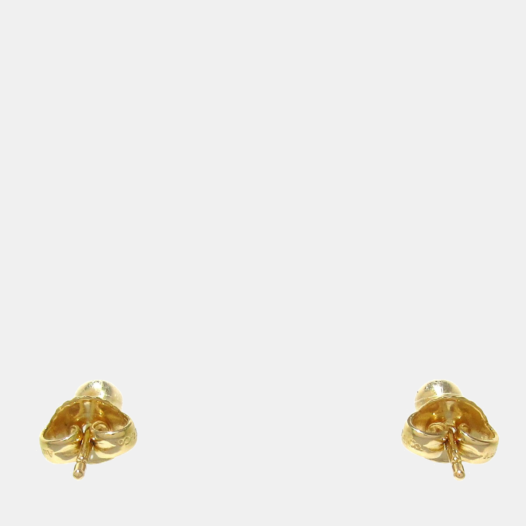 

Tiffany & Co. Elsa Peretti Diamonds by the Yard 18K Yellow Gold Diamond Earrings