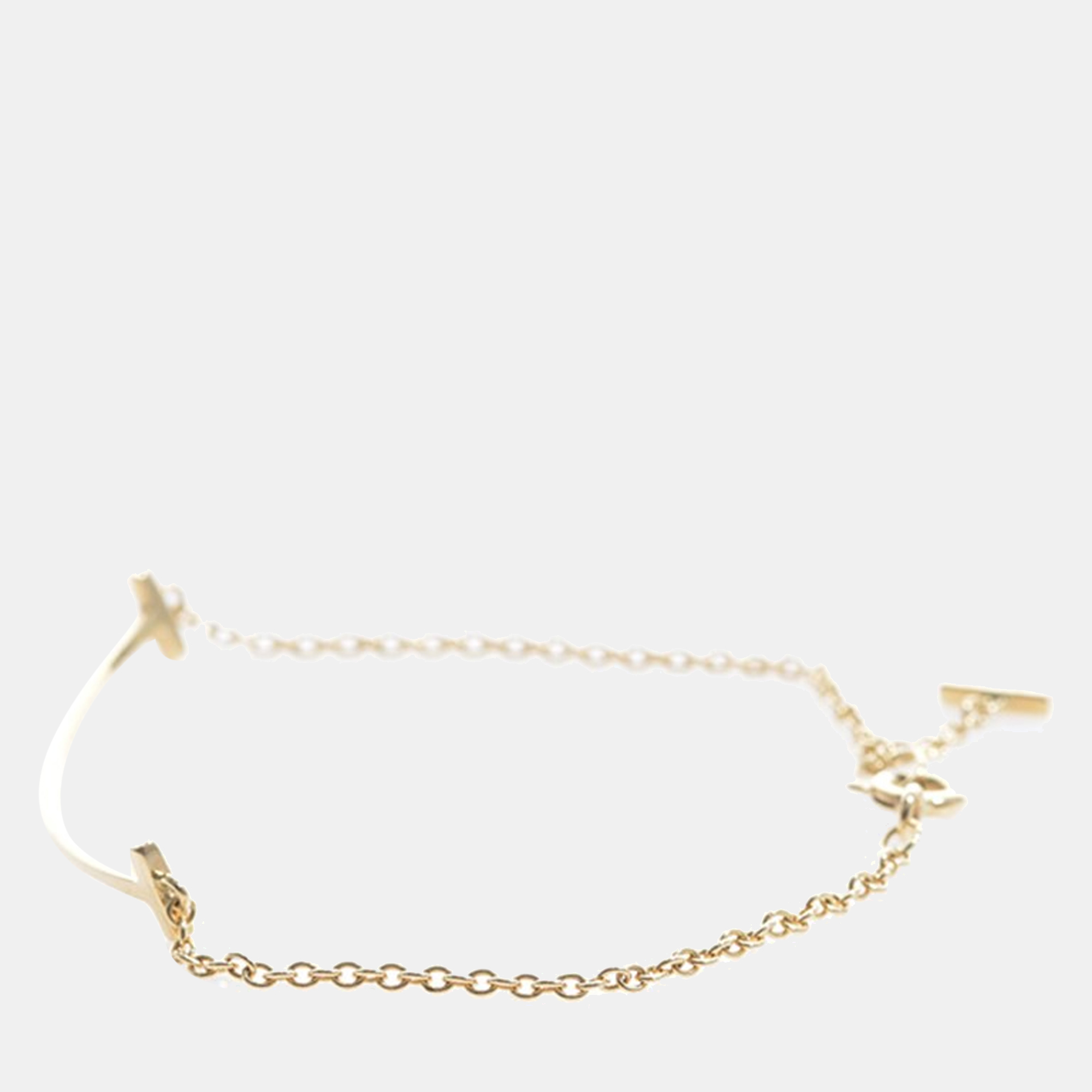 

Tiffany & Co. 18K Yellow Gold T Smile Bracelet