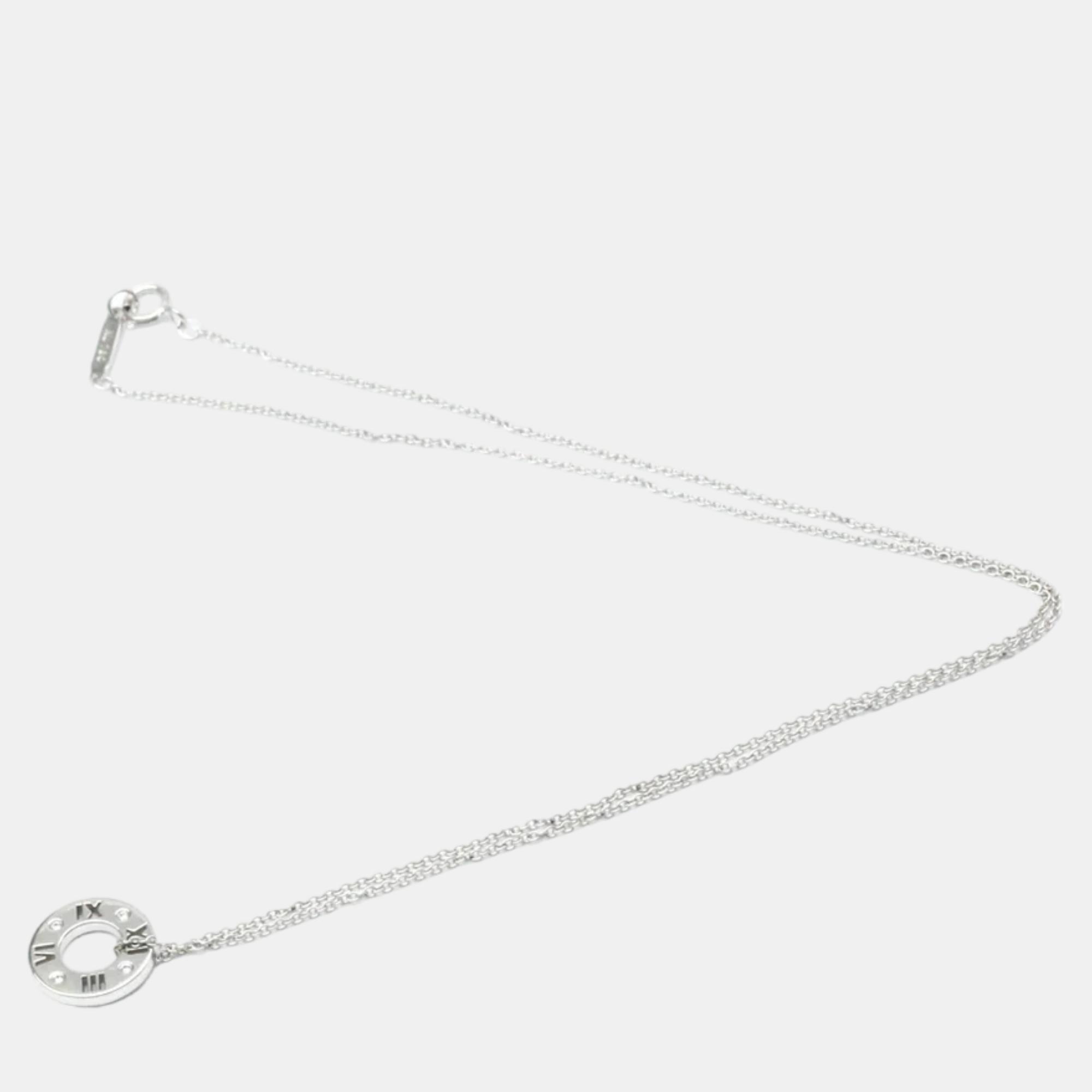 

Tiffany & Co. Atlas Rose Gold Diamond Necklace