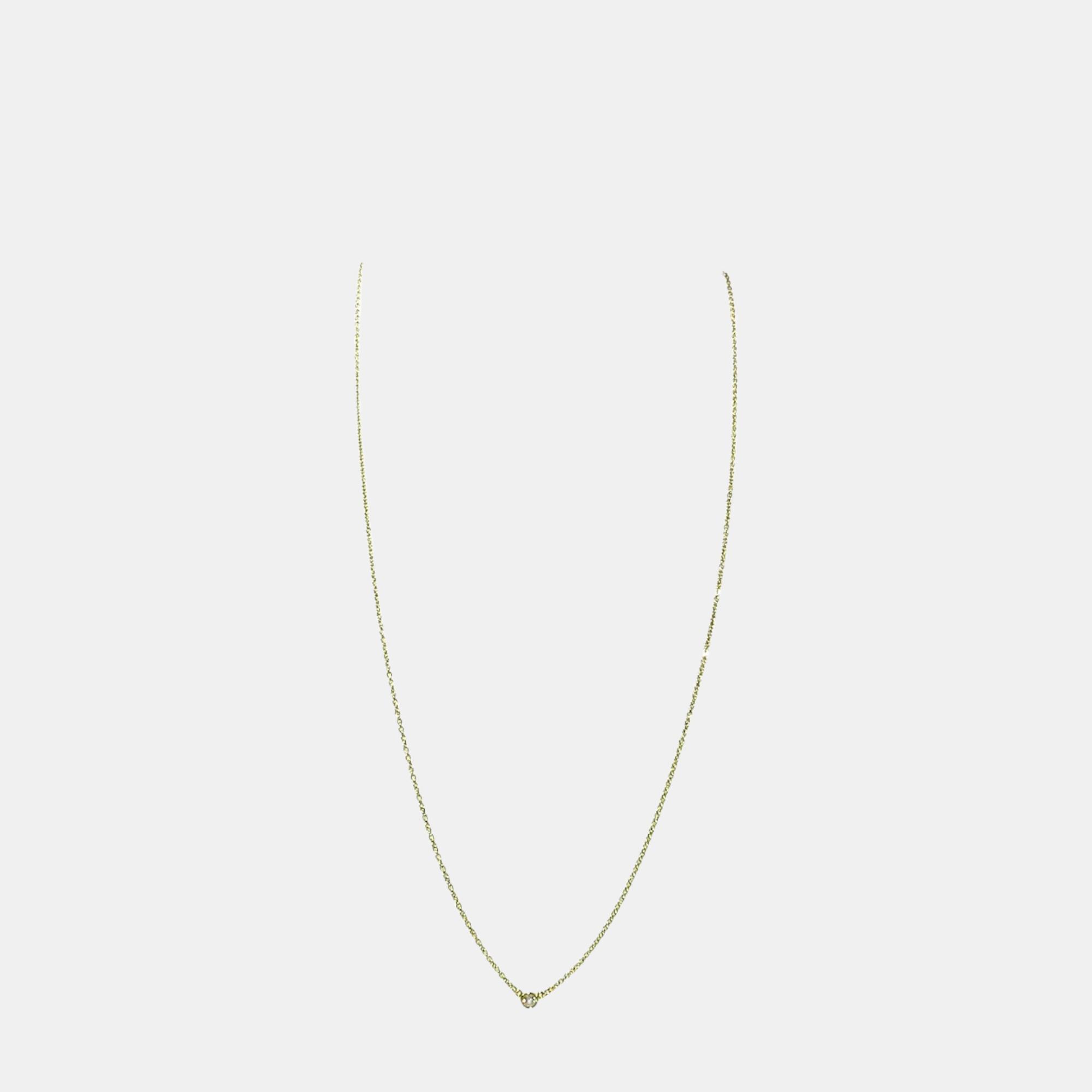 

Tiffany & Co. Diamonds By The Yard 18K Yellow Gold Diamond Necklace