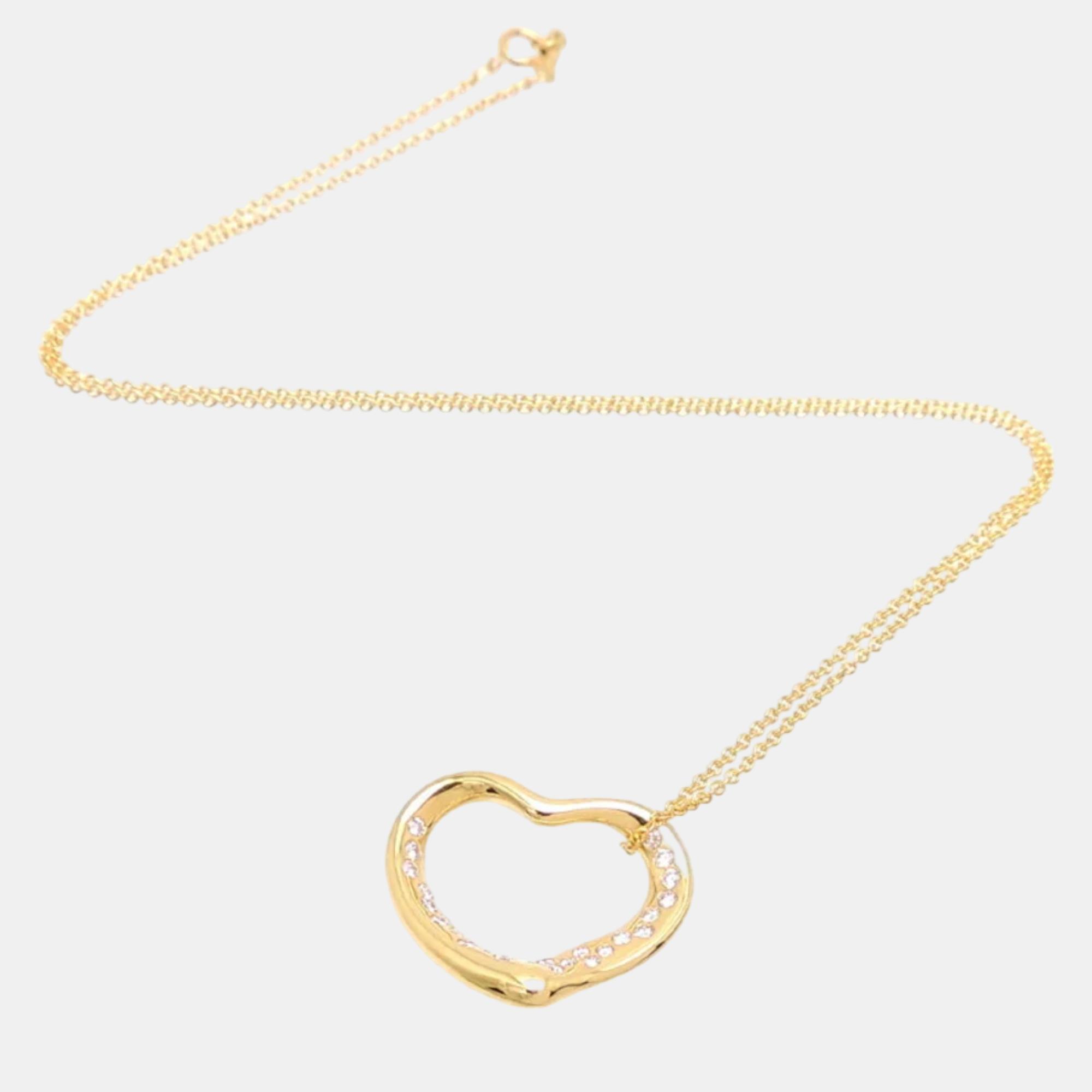 

Tiffany & Co. Elsa Peretti 18K Yellow Gold Diamond Necklace