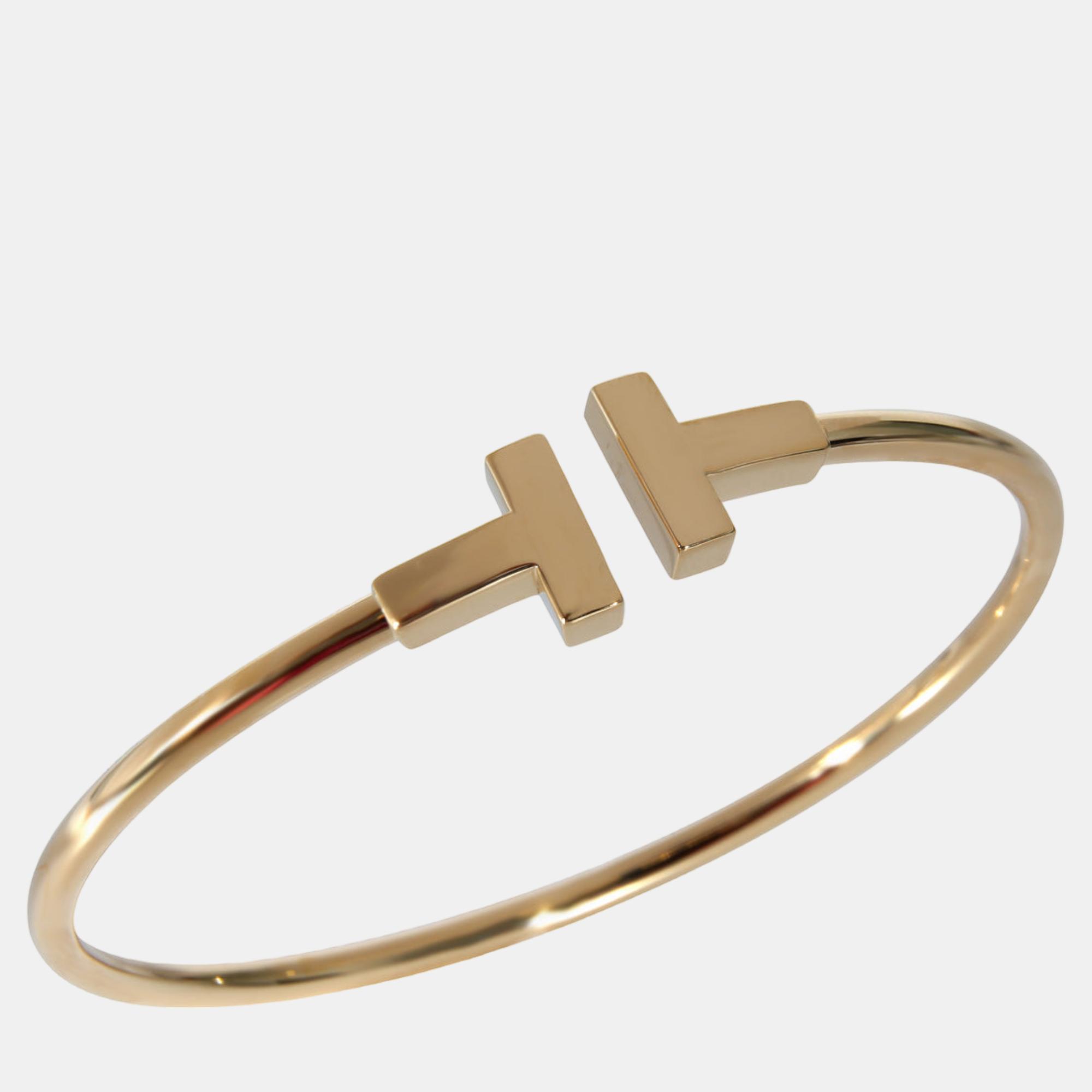 

Tiffany & Co. Tiffany T Bracelet in 18k Yellow Gold