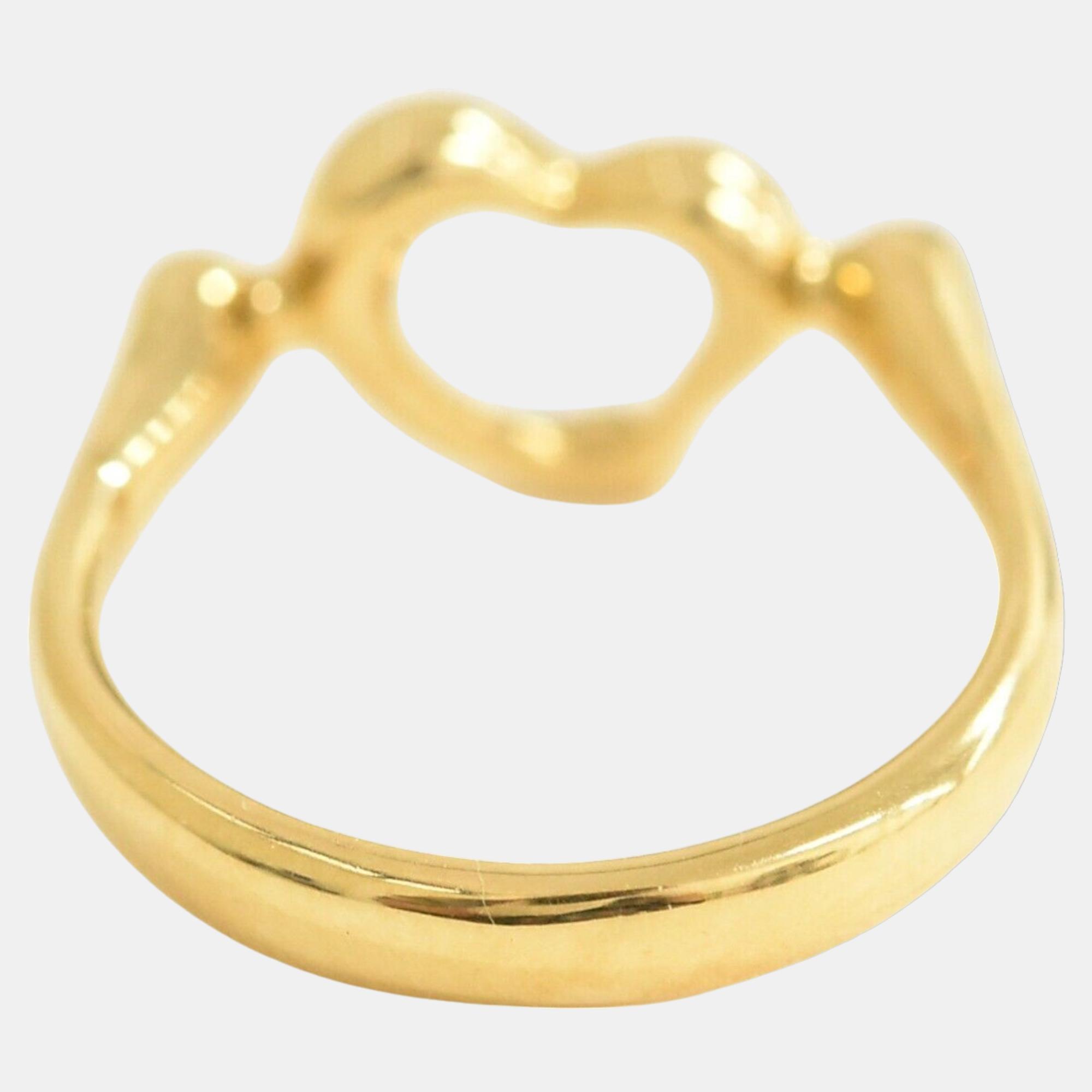 

Tiffany & Co Gold Yellow Gold Open Heart ring jewelry