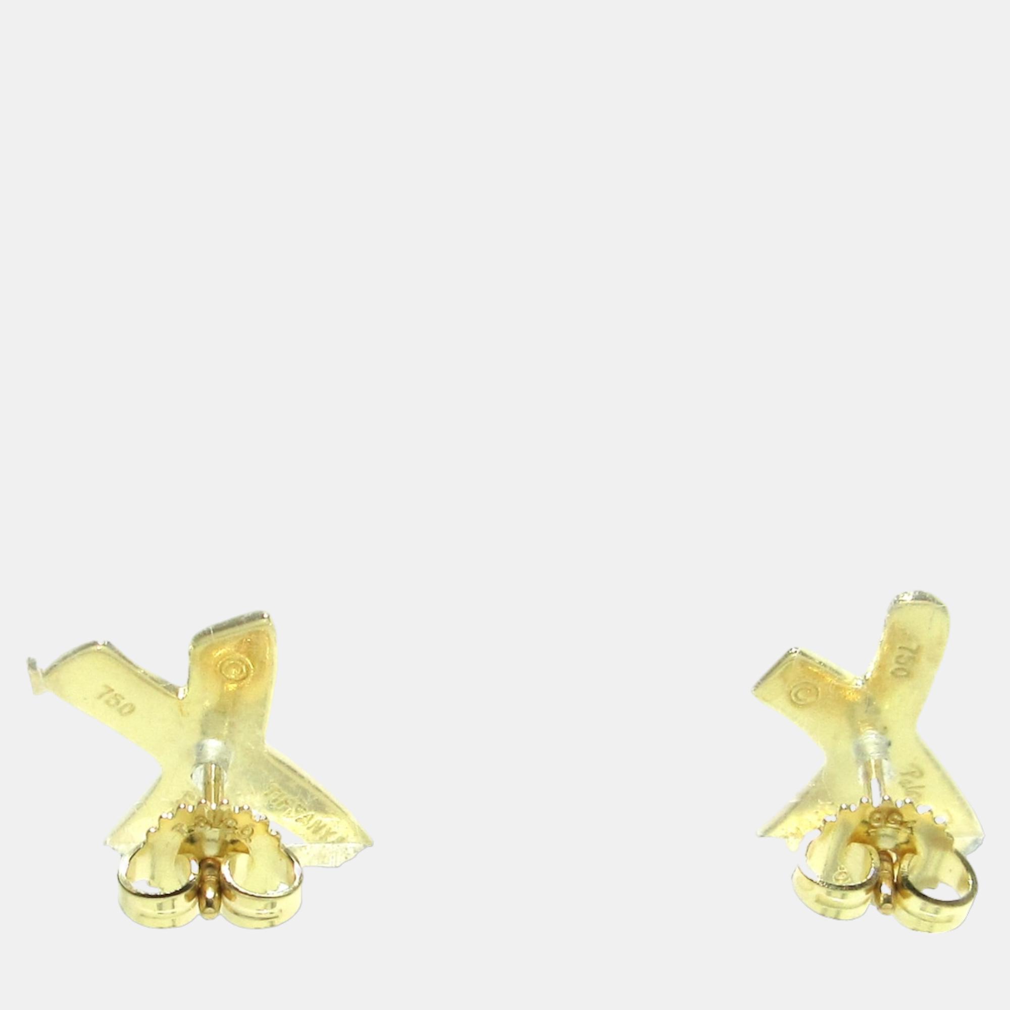 

Tiffany & Co Gold Yellow Gold X earring jewelry