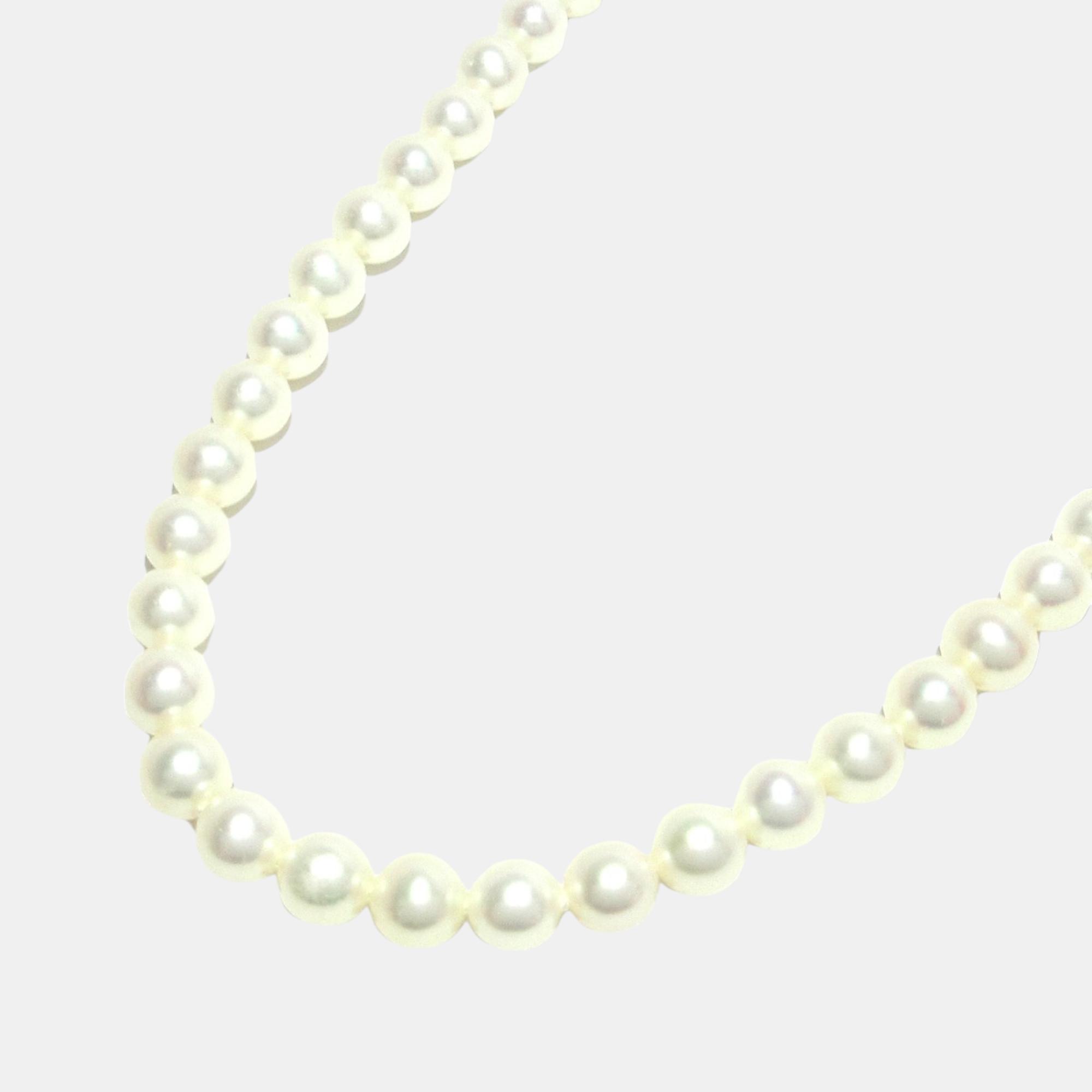 

Tiffany & Co White Pearl Ziegfeld necklace jewelry