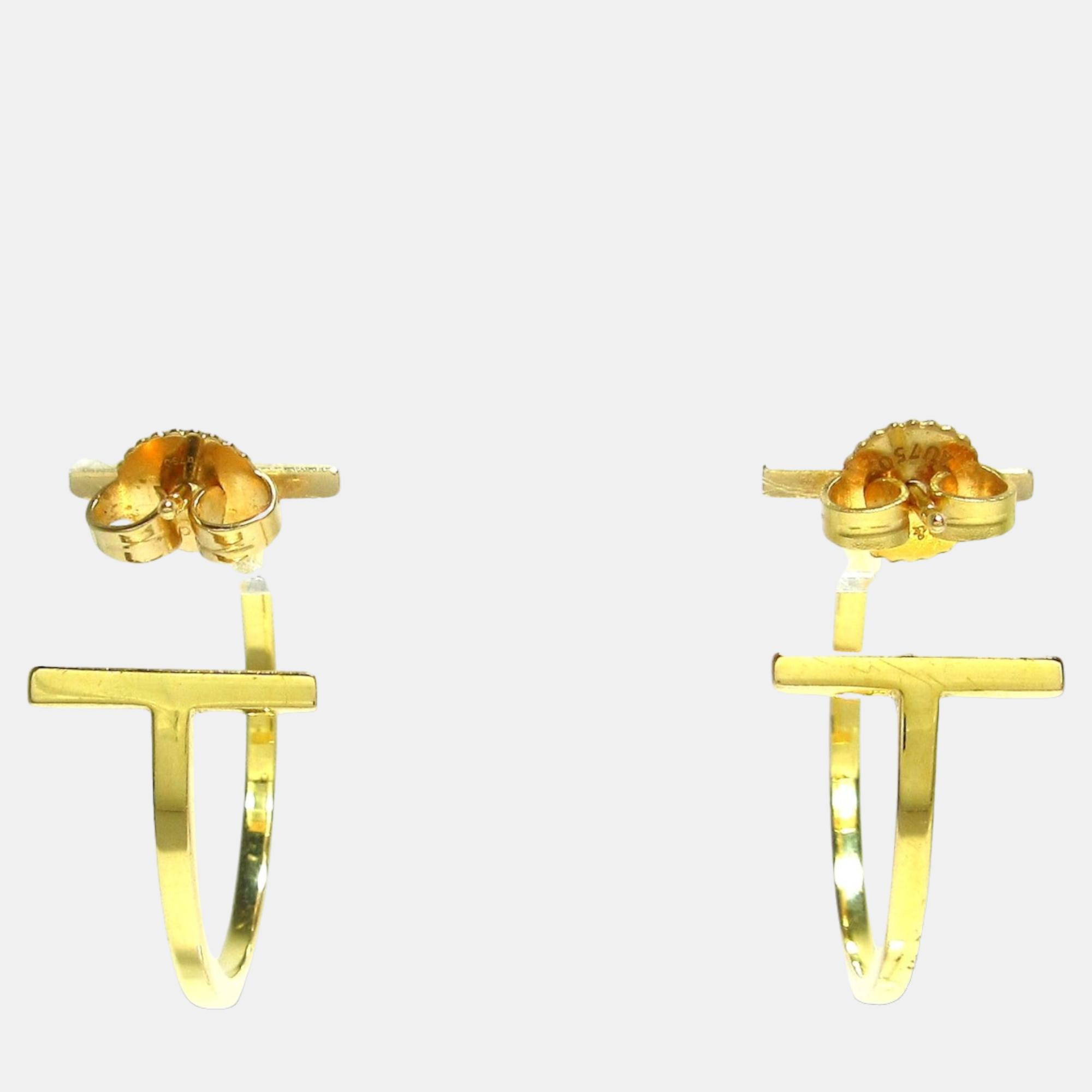 

Tiffany & Co Gold Yellow Gold T earring jewelry