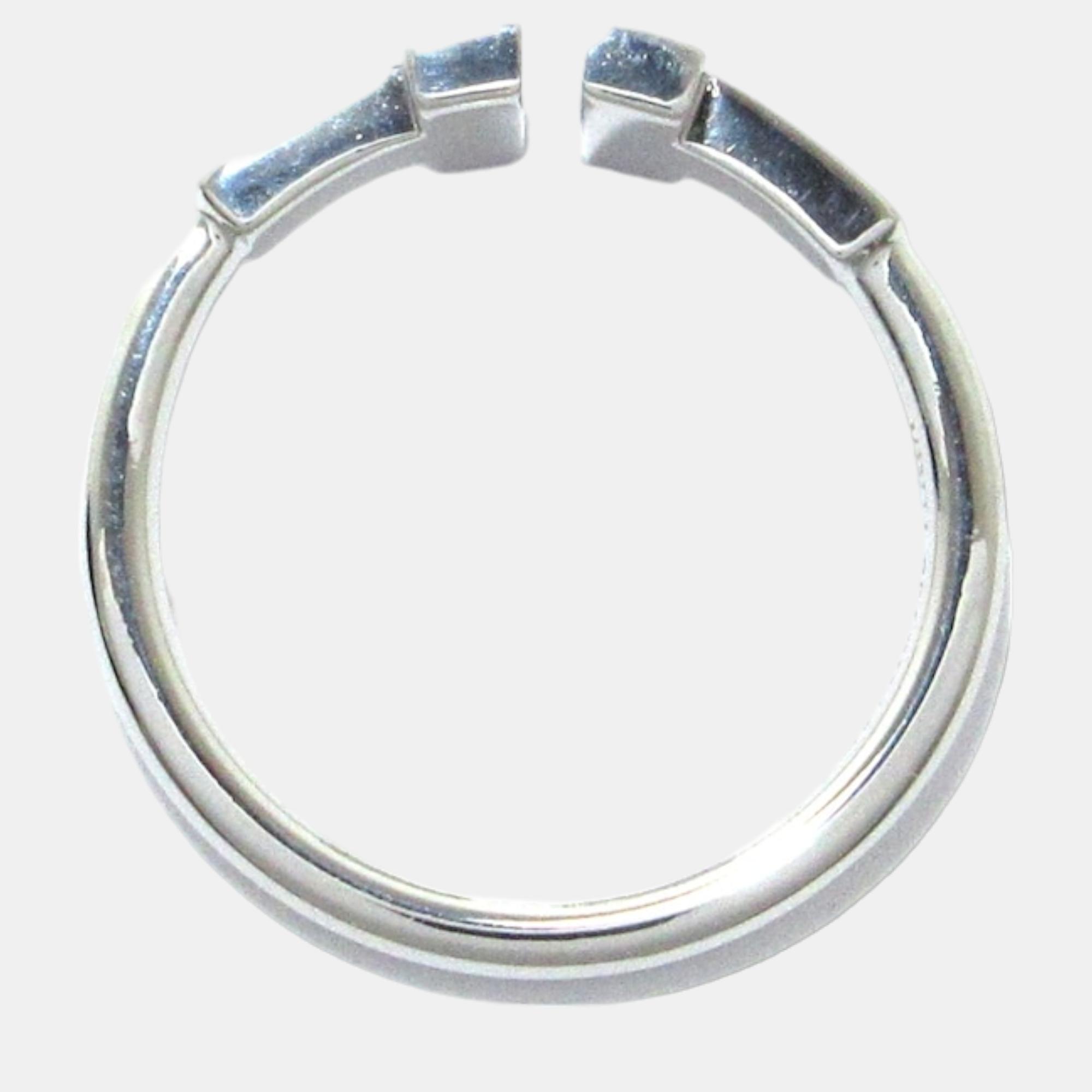 

Tiffany & Co Silver White Gold T ring jewelry
