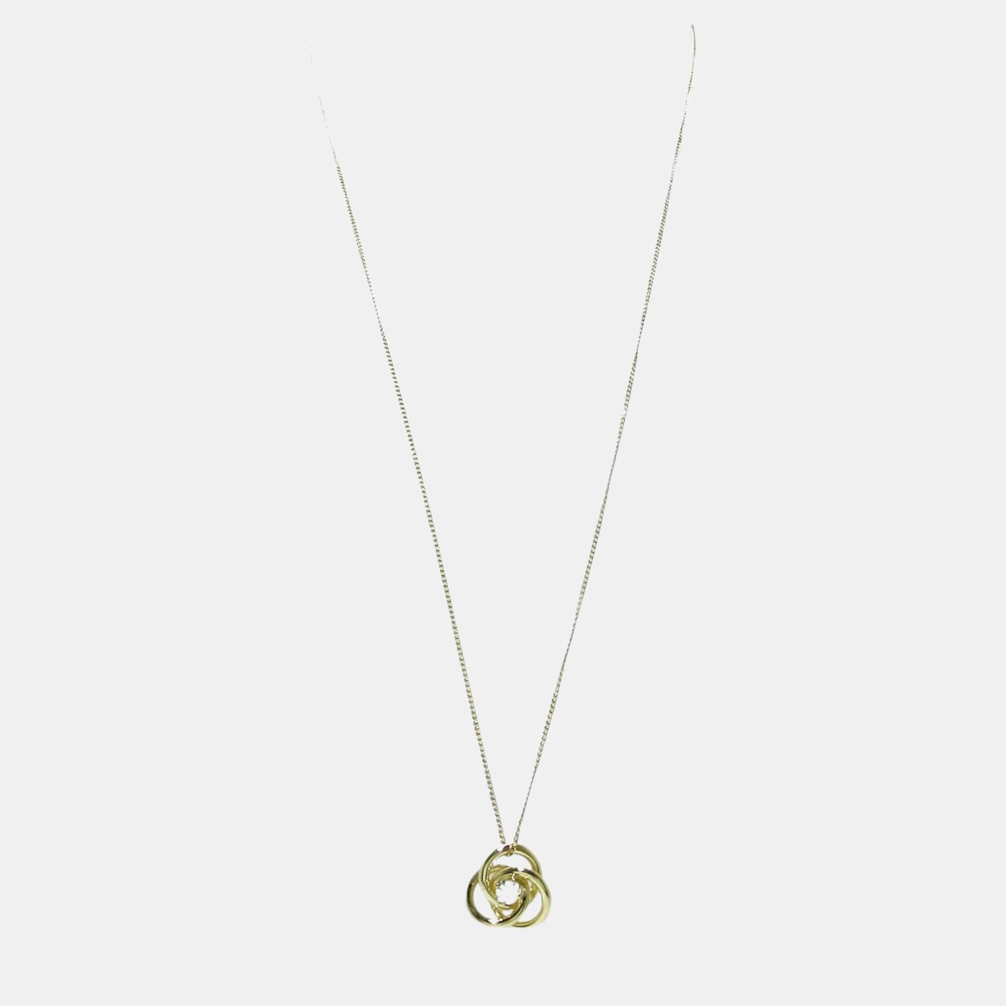 

Tiffany & Co Gold Yellow Gold Triple Round necklace jewelry