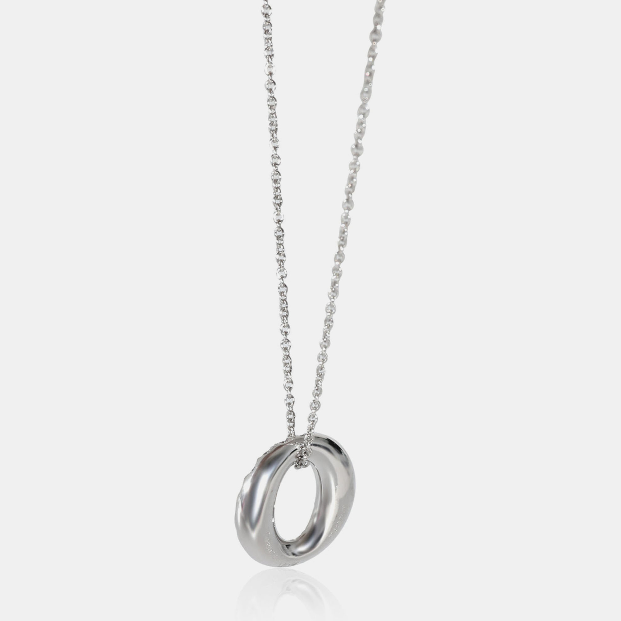 

Tiffany & Co. Sevillana Diamond circle Pendant in Platinum 0.75 CTW, Silver