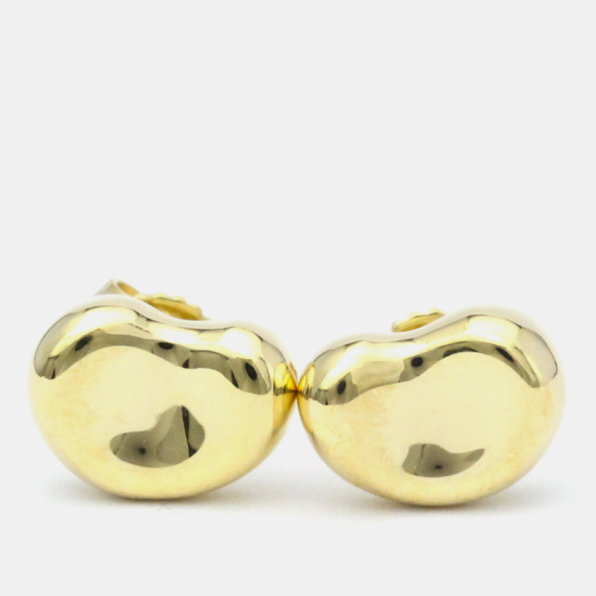 Pre-owned Tiffany & Co Bean 18k Yellow Gold Earrings