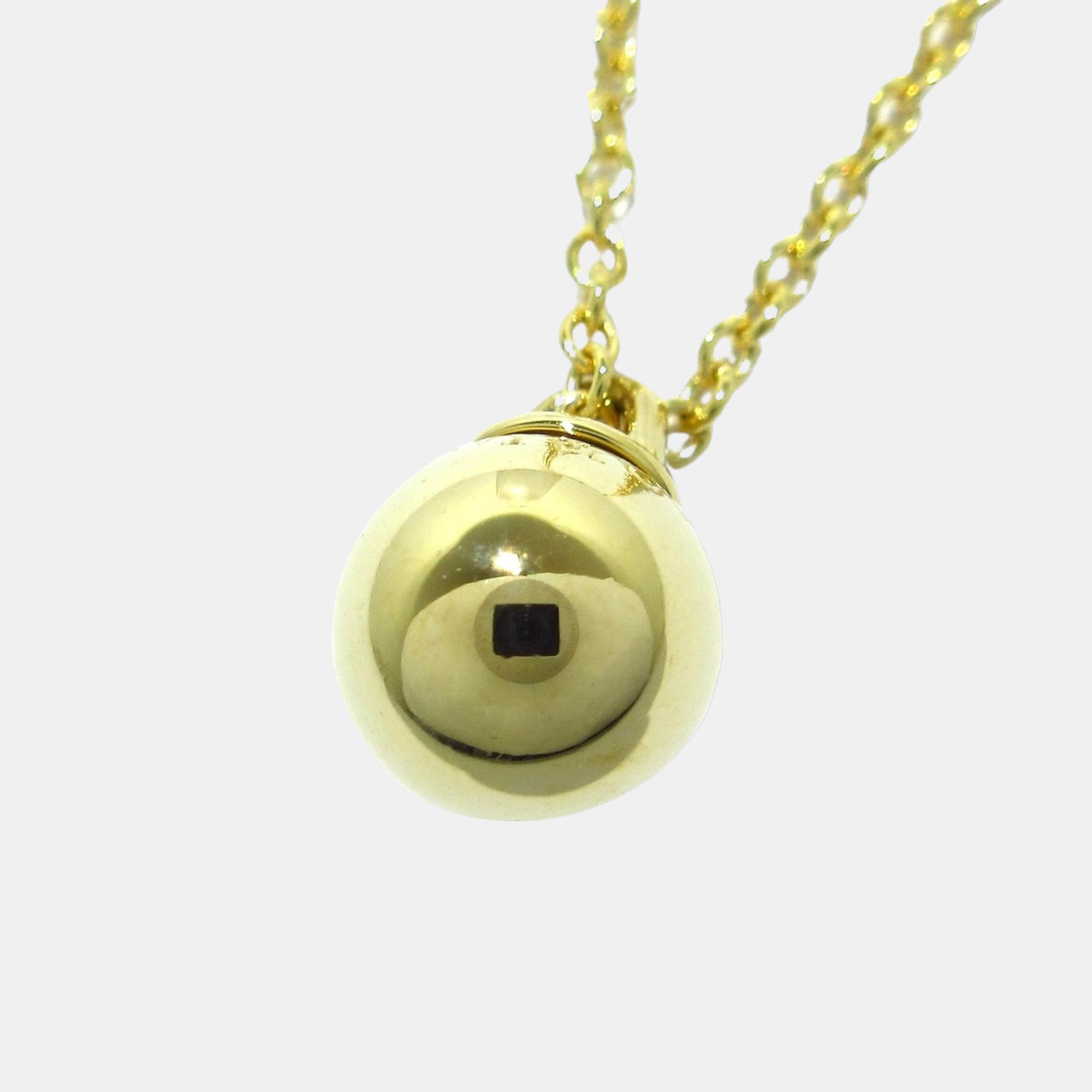 Pre-owned Tiffany & Co Hardwear Ball 18k Yellow Gold Necklace