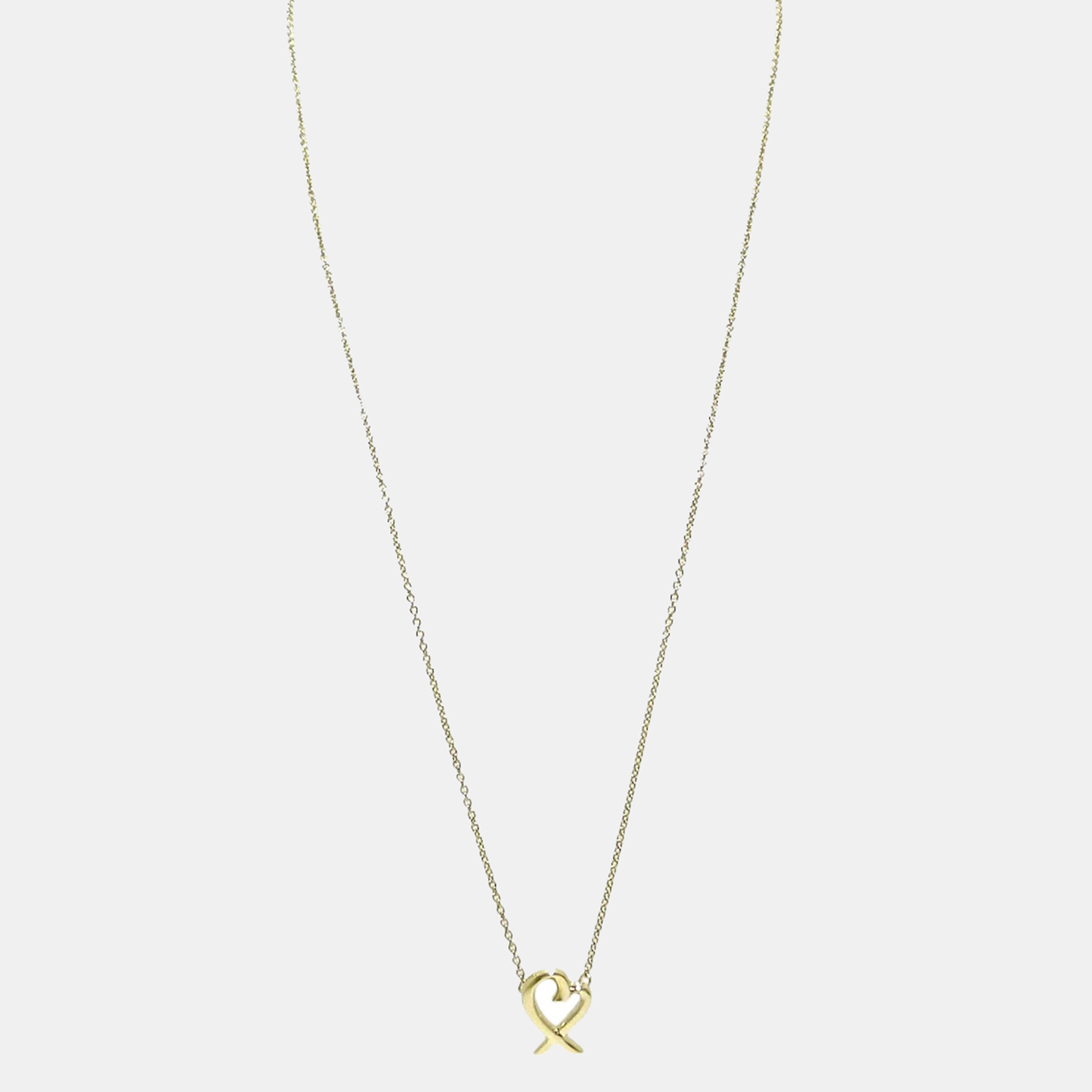 

Tiffany & Co. Paloma Picasso Loving Heart 18K Yellow Gold Necklace