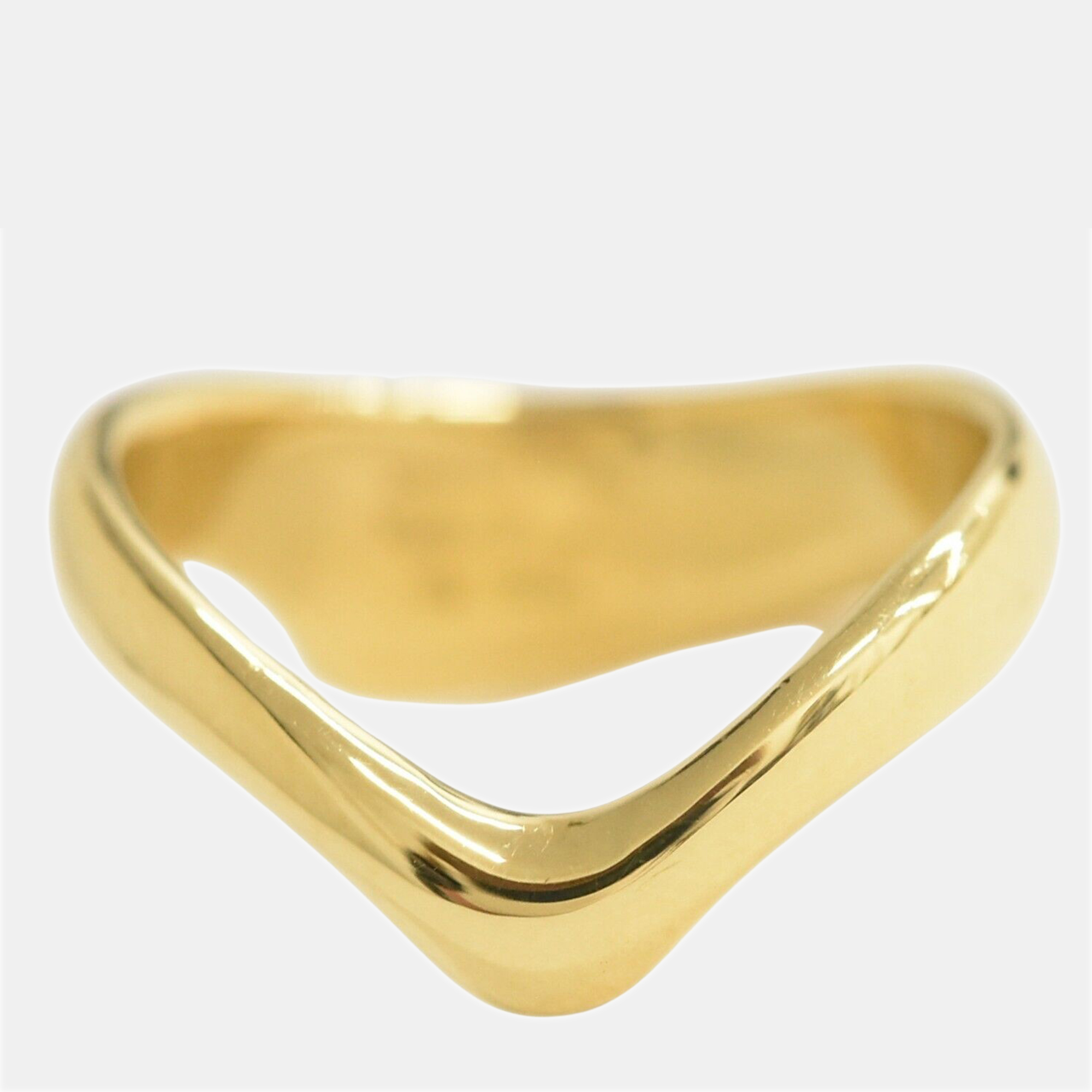

Tiffany & Co Yellow Gold Open Heart ring