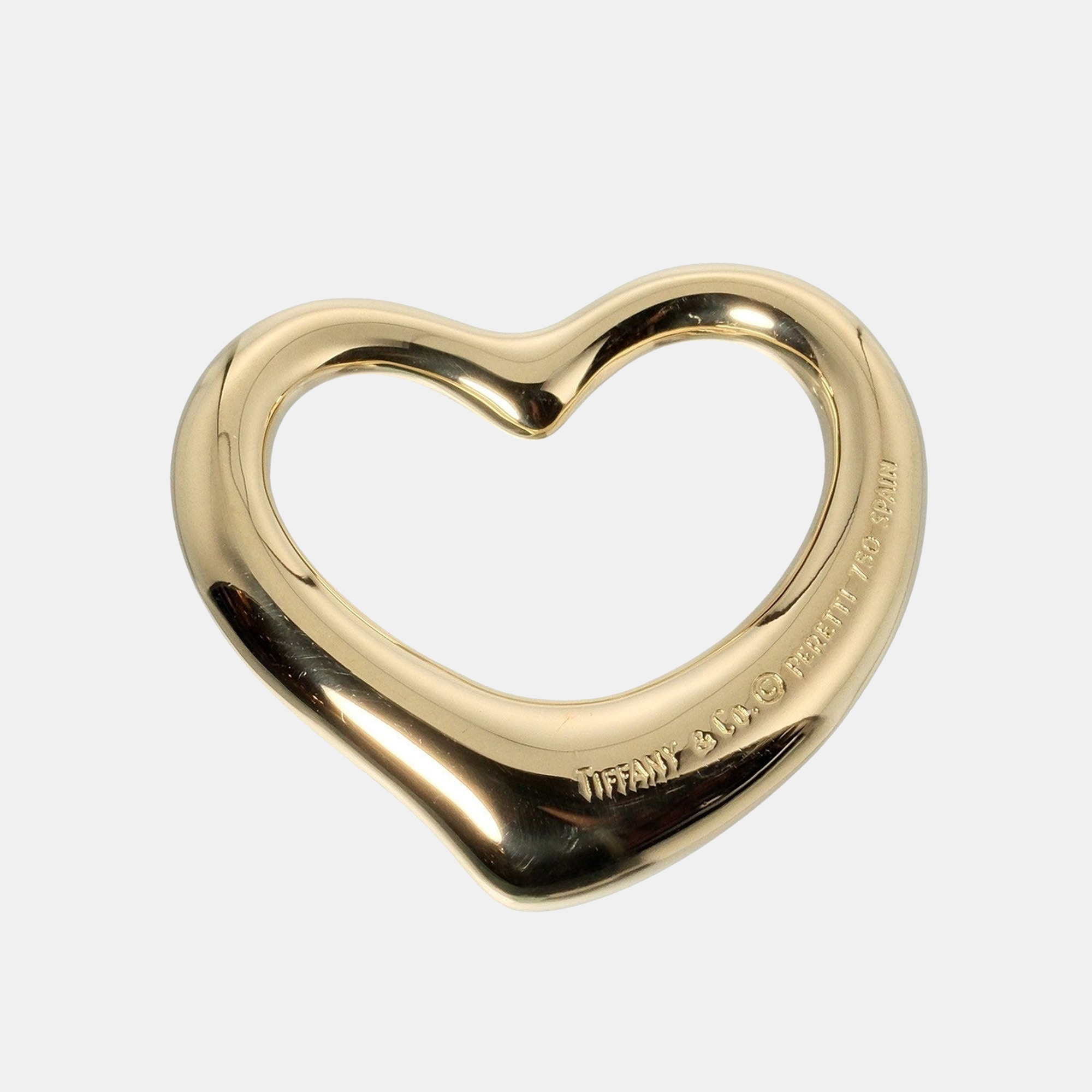 

Tiffany & Co. Elsa Peretti Open Heart 18K Yellow Gold Charms and Pendant