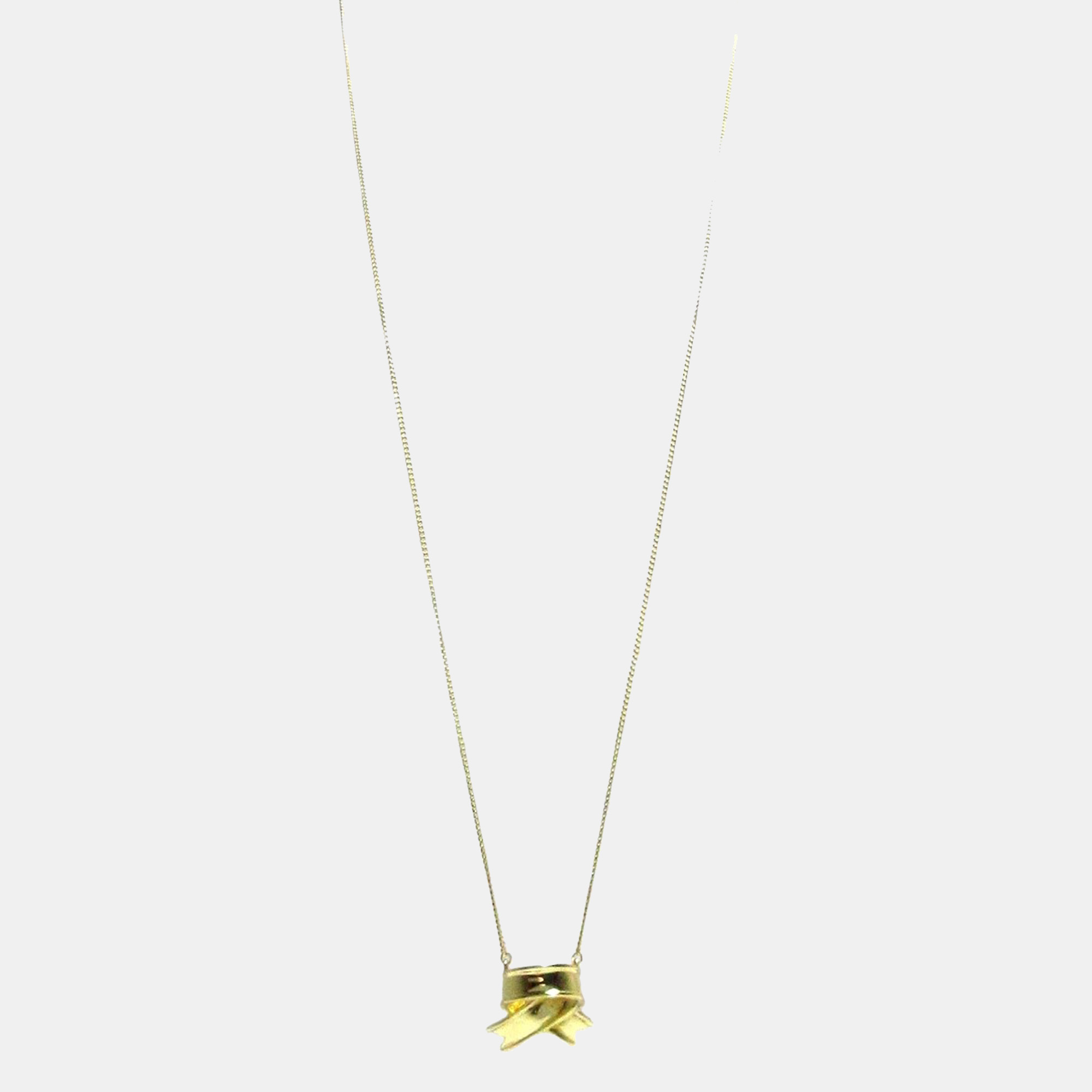 

Tiffany & Co Yellow Gold Ribbon Necklace