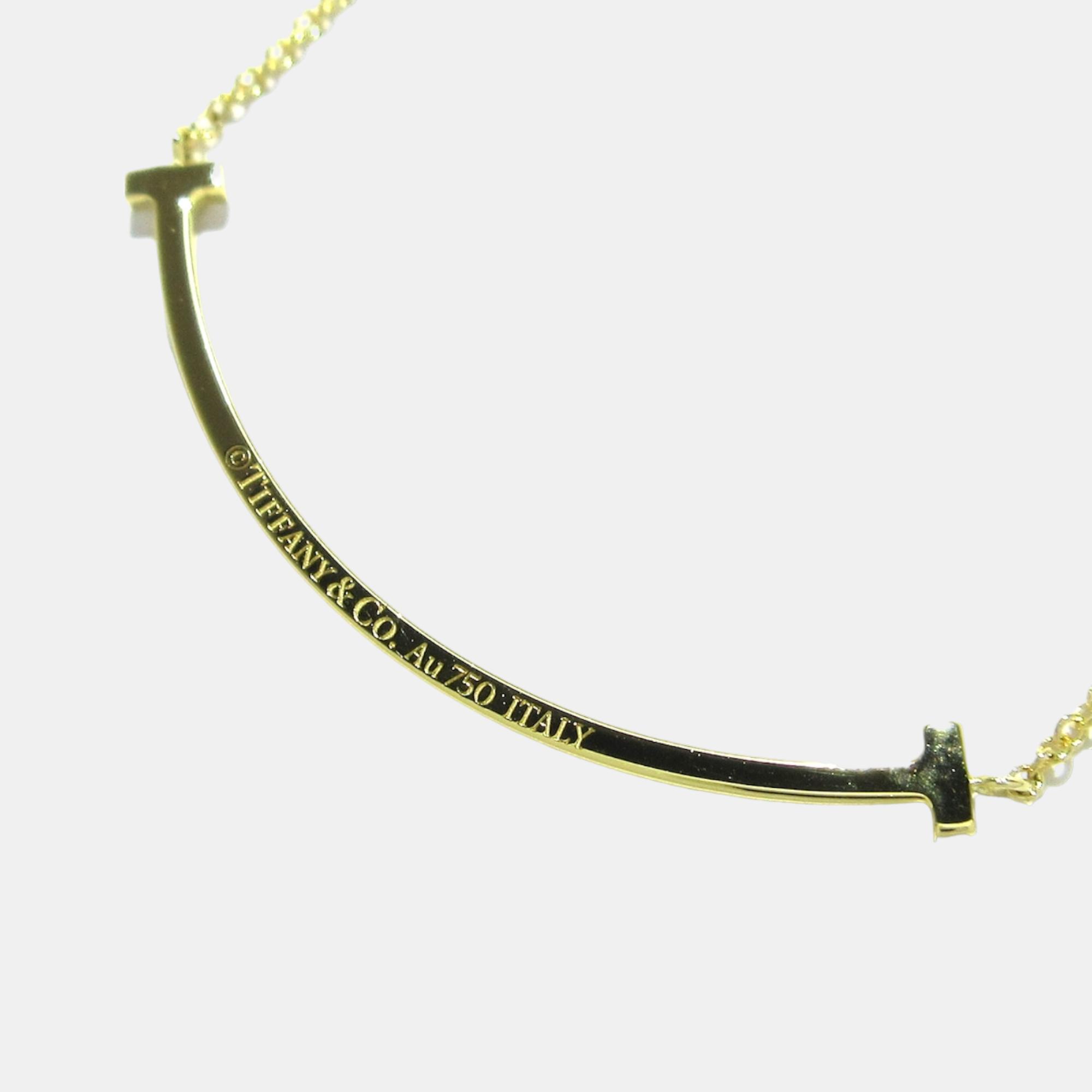 

Tiffany & Co. T Smile 18K Yellow Gold Diamond Necklace