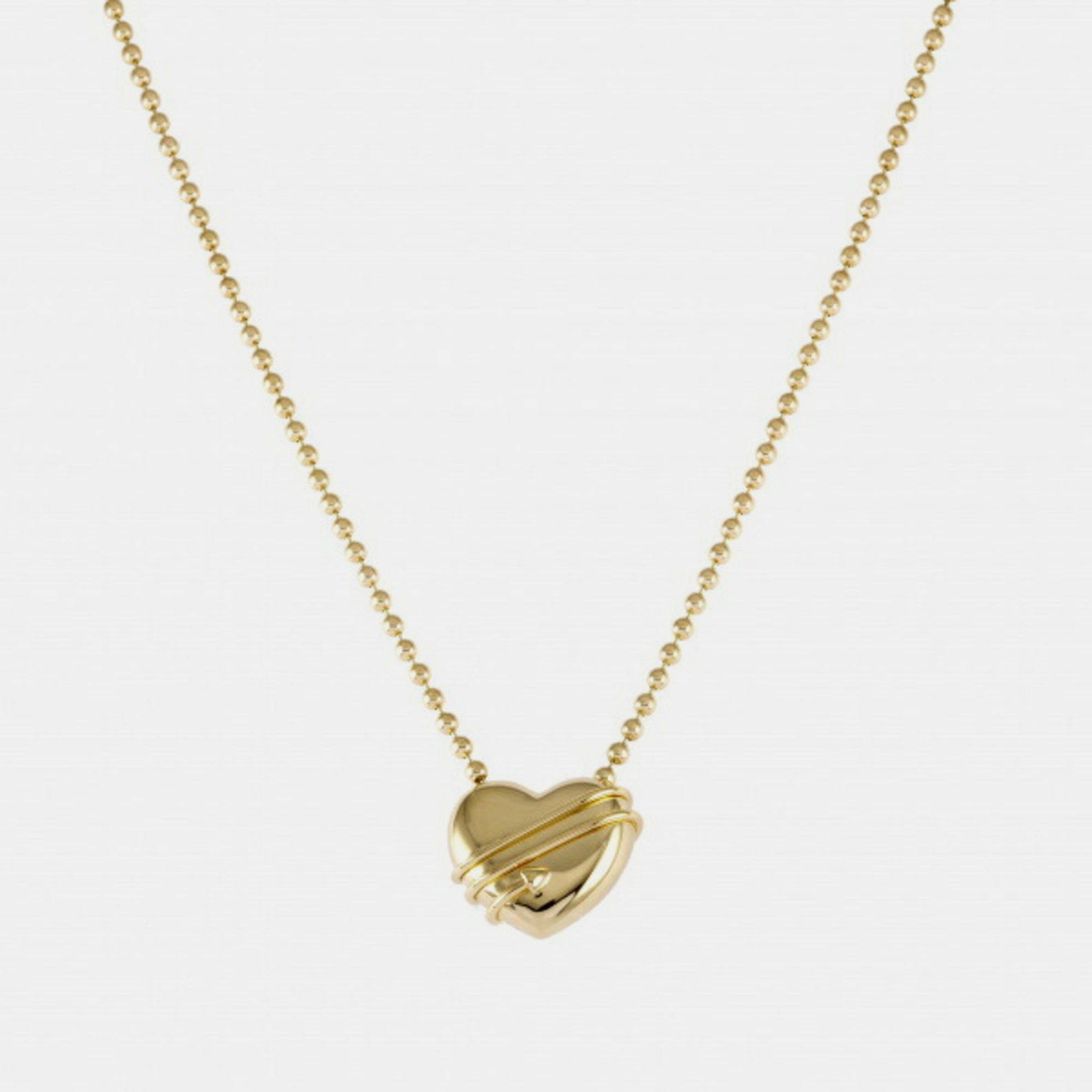 

Tiffany & Co. Cupid Heart & Arrow 18K Yellow Gold Necklace