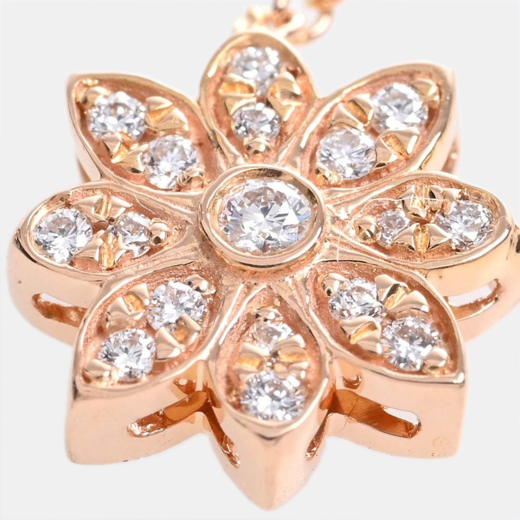 

Tiffany & Co. Tiffany Enchant Flower 18K Rose Gold Diamond Necklace