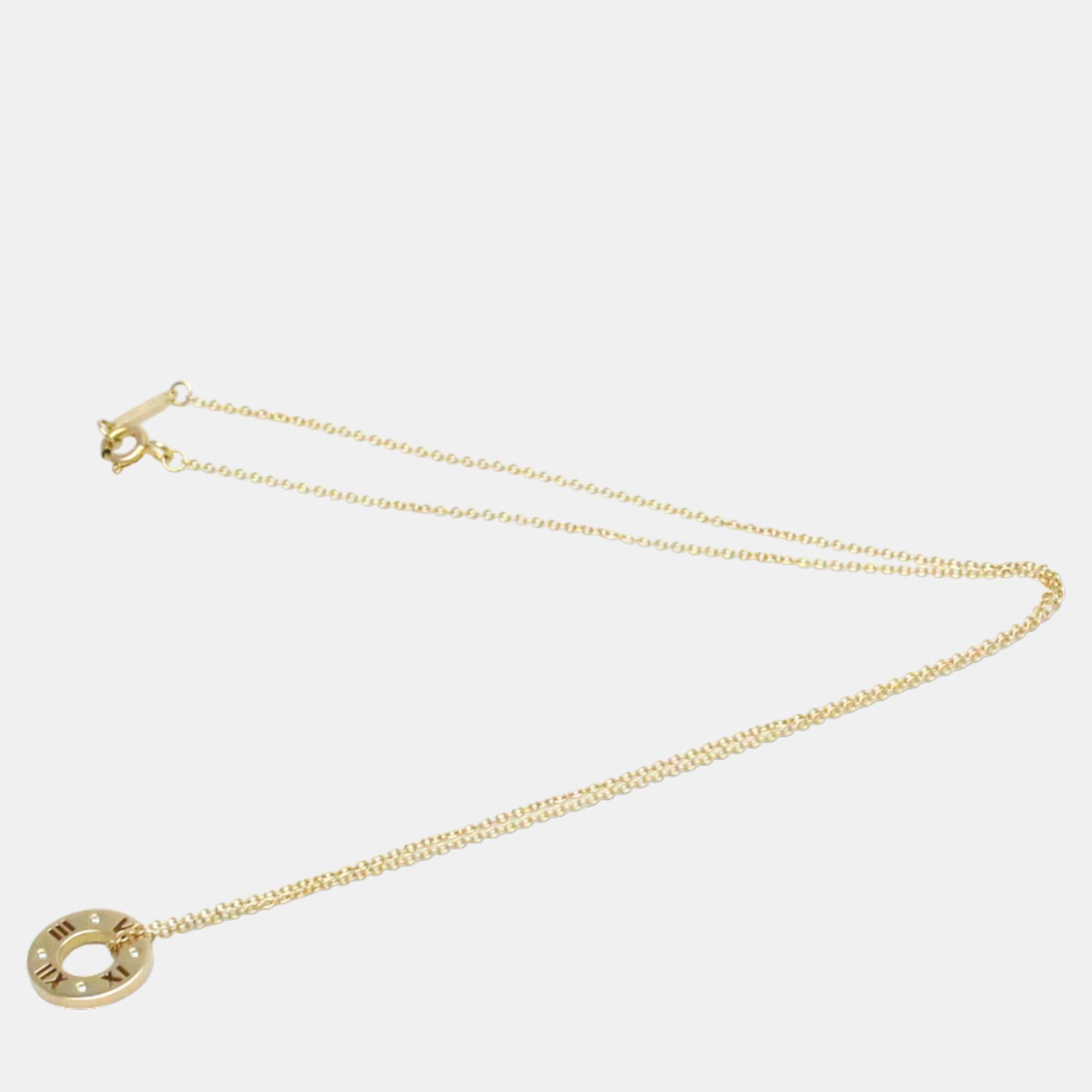 

Tiffany & Co. Atlas 18K Rose Gold Diamond Necklace