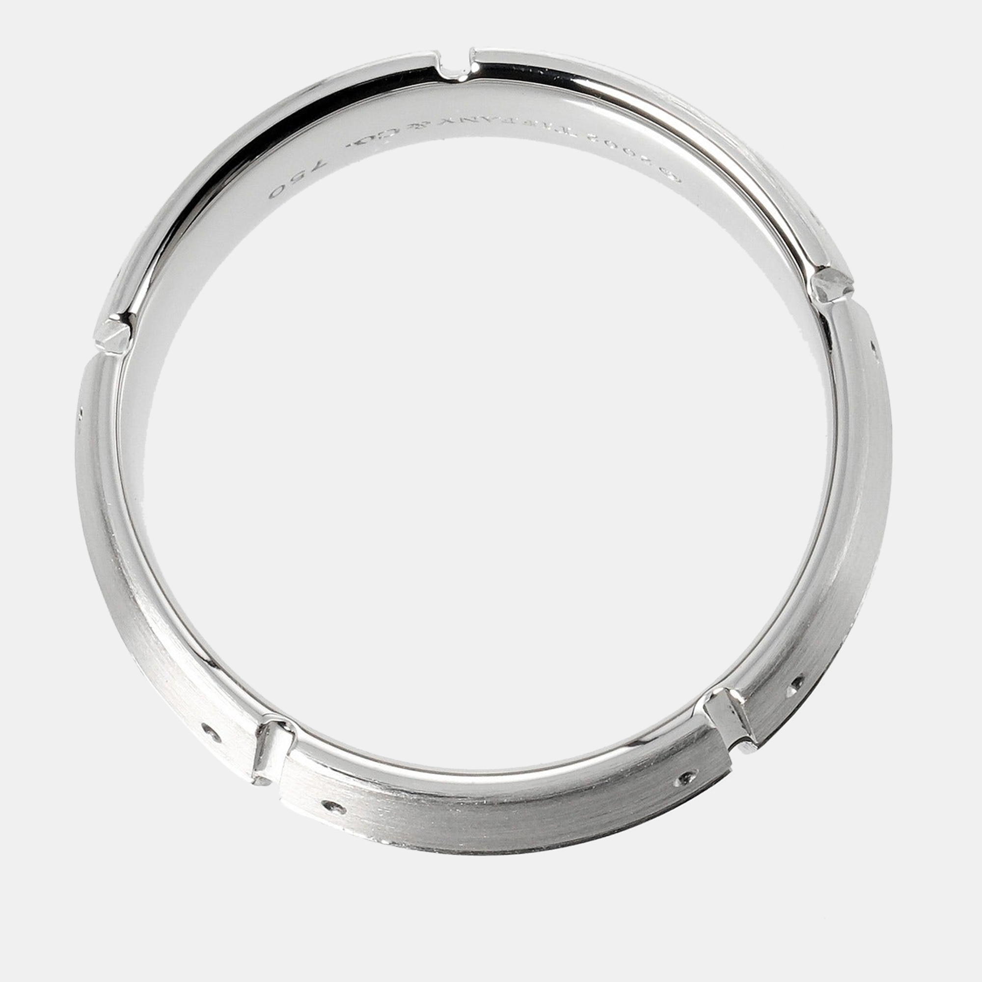 

Tiffany & Co. Streamerica 18K White Gold Ring EU 67