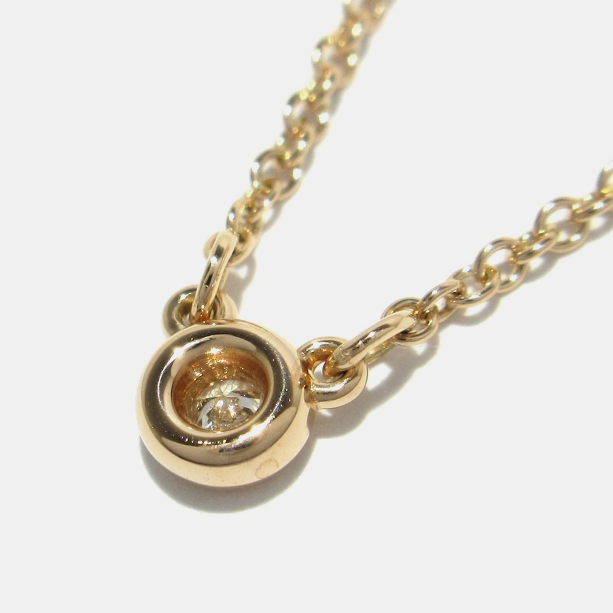 

Tiffany & Co. Elsa Peretti Diamonds by the Yard 18K Rose Gold Diamond Necklace