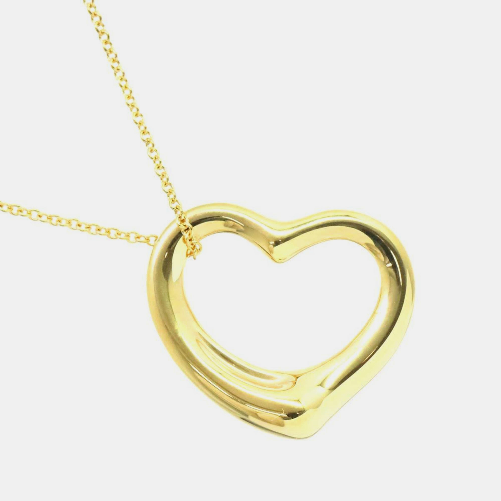 

Tiffany & Co. Elsa Peretti Open Heart 18K Yellow Gold Necklace