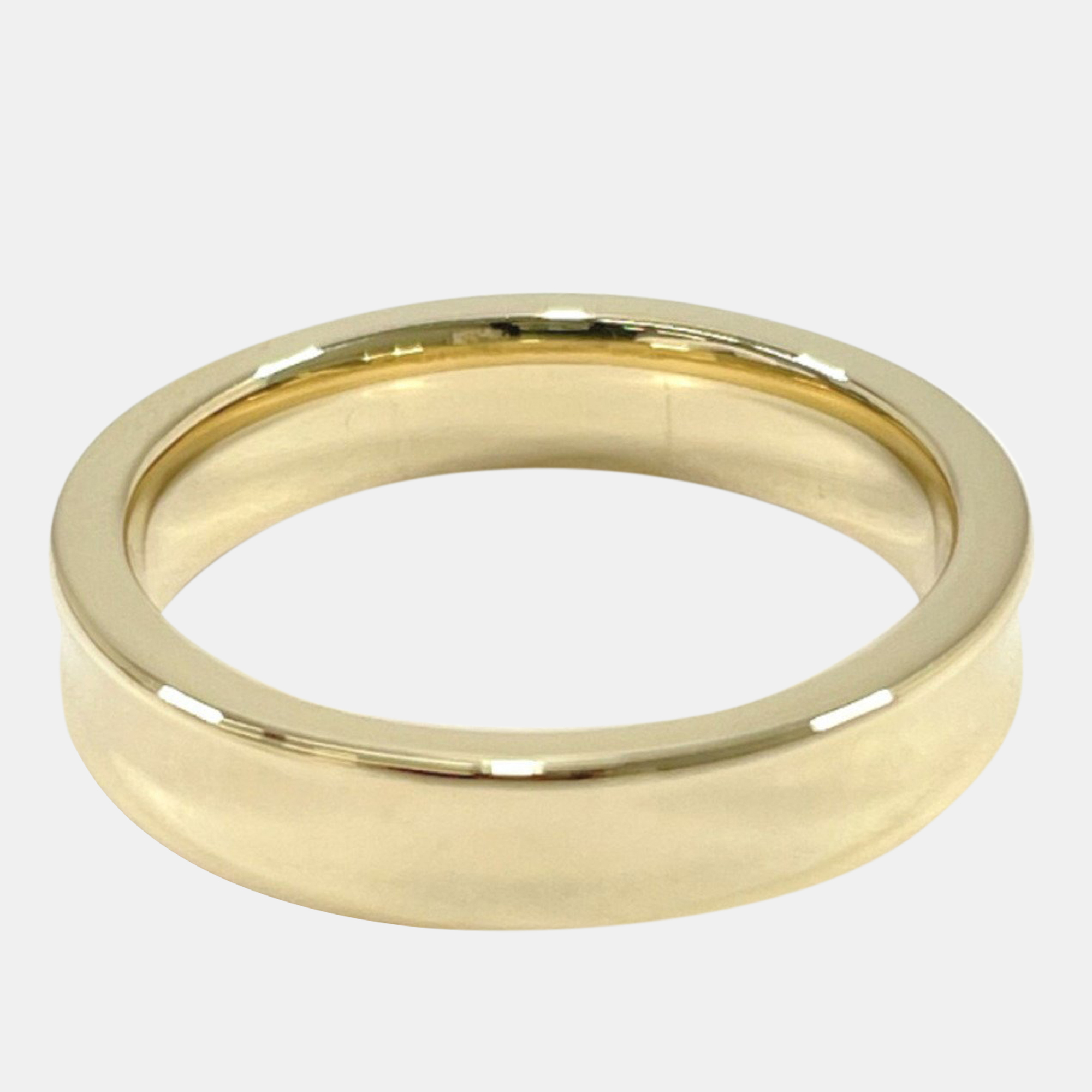 

Tiffany & Co. 18K Yellow Gold and Diamond 1837 Band Ring EU 51