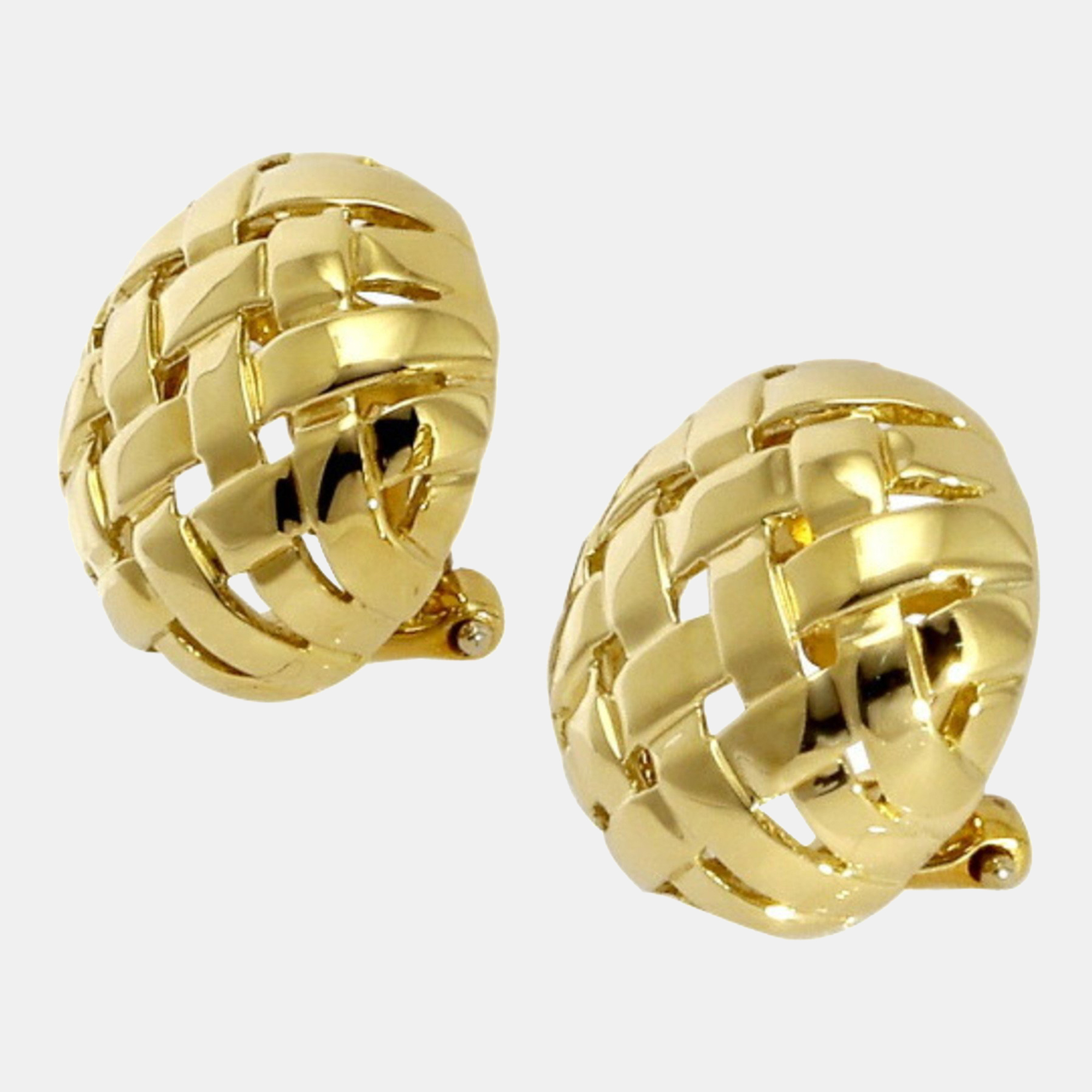 

Tiffany & Co. 18K Yellow Gold Vintage Woven Earrings