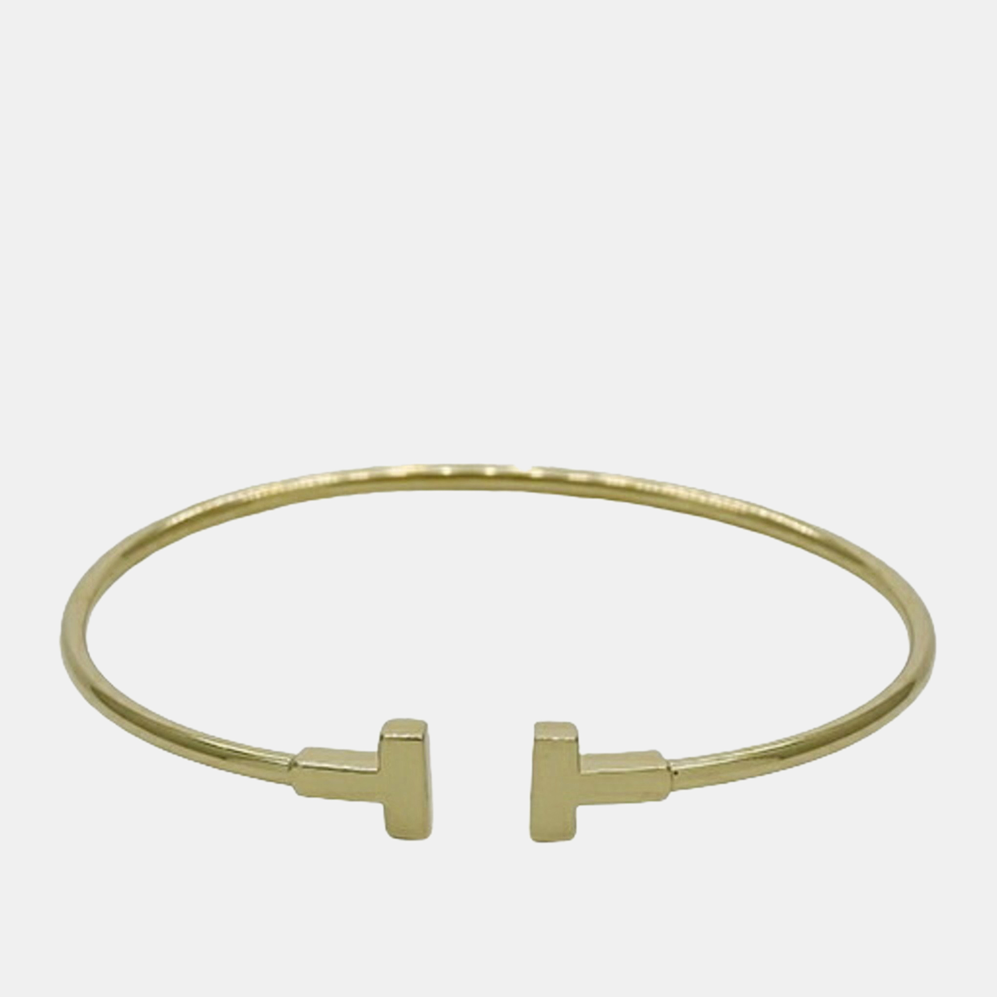 

Tiffany & Co. 18K Yellow Gold Narrow Wire Bangle Bracelet