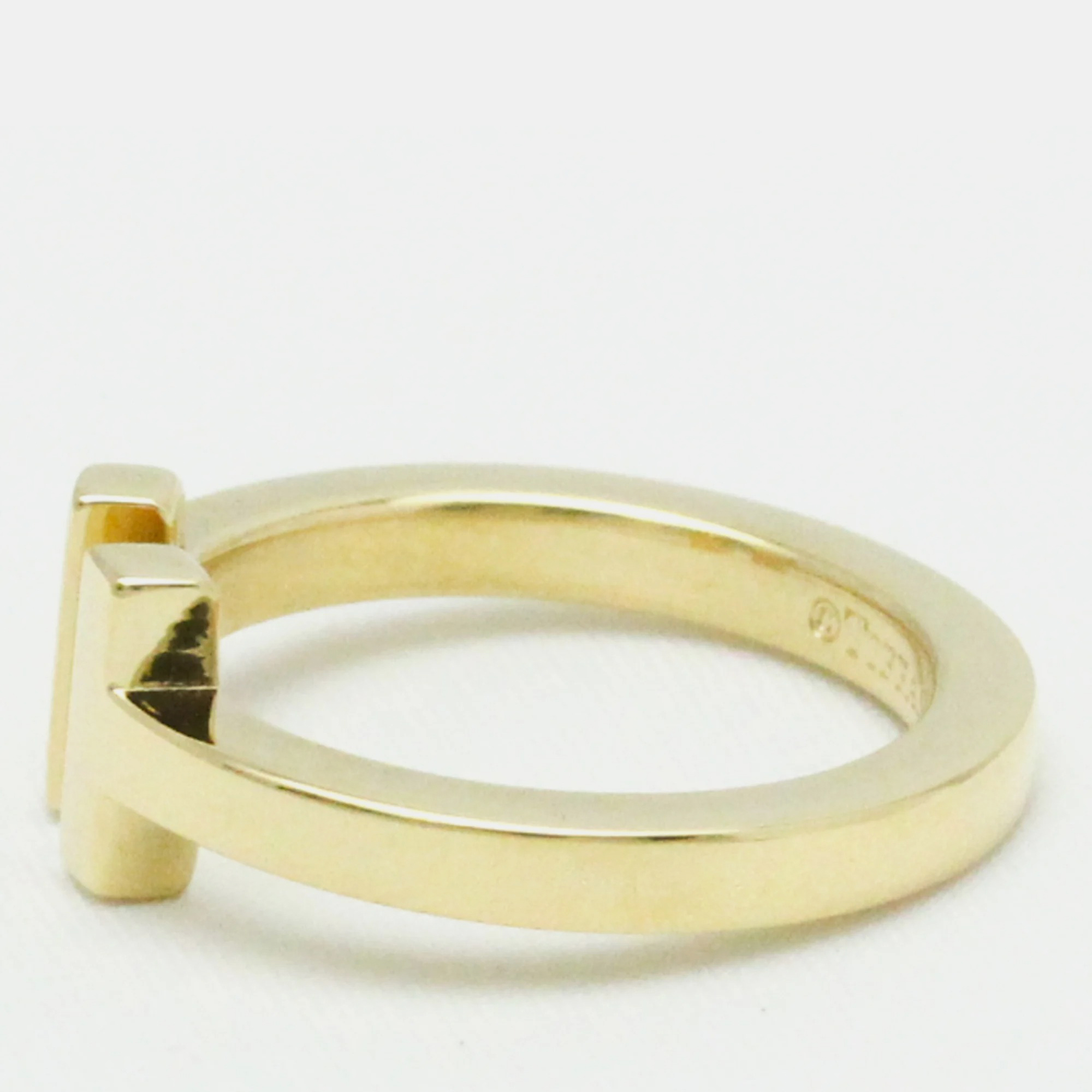 

Tiffany & Co. Tiffany T Square 18K Yellow Gold Ring EU 52