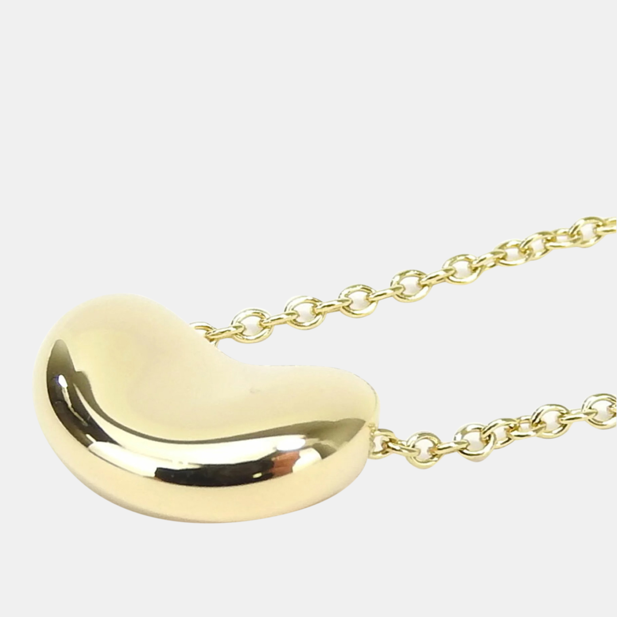 

Tiffany & Co. 18K Yellow Gold Elsa Peretti Bean Pendant Necklace