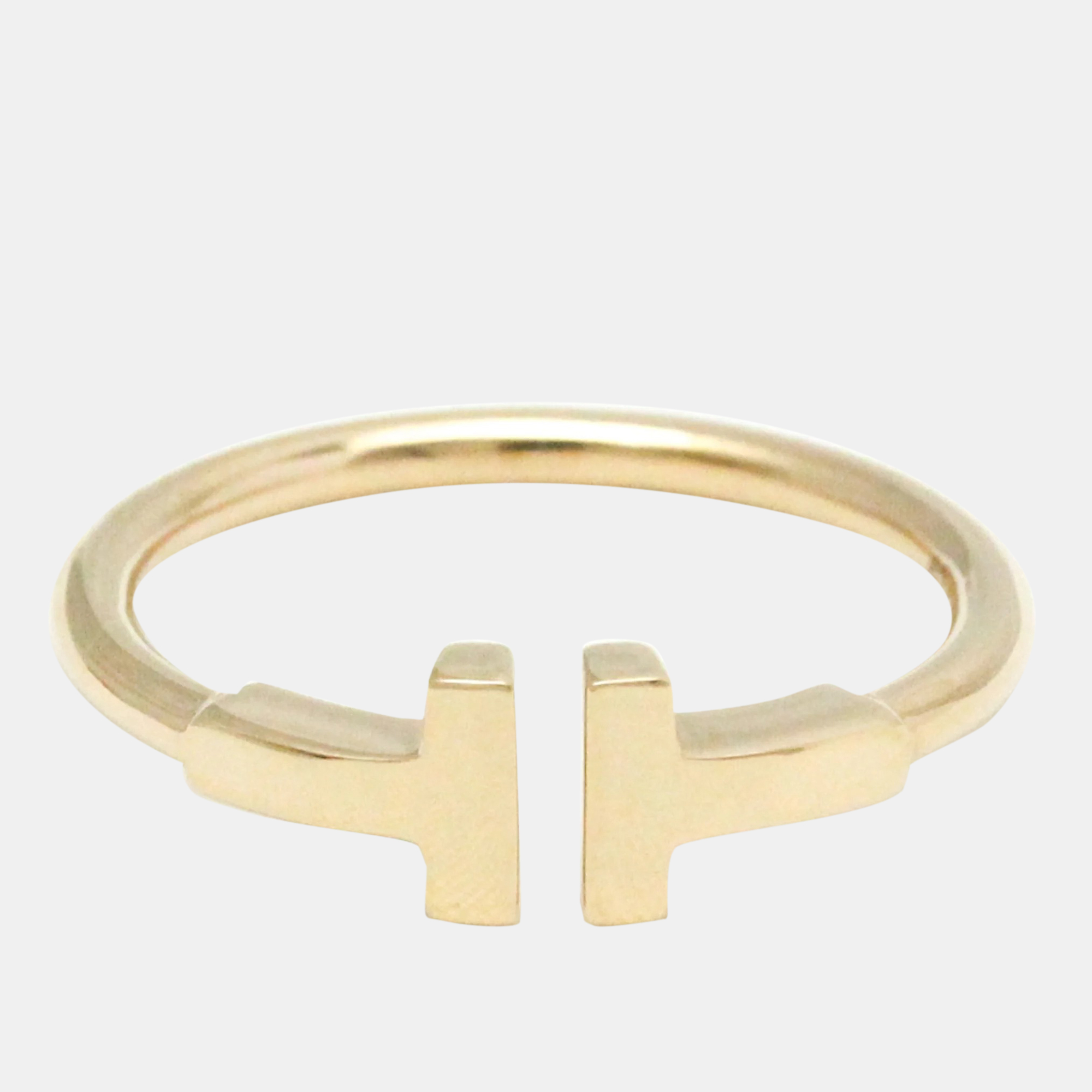 

Tiffany & Co. 18K Rose Gold T Wire Band Ring EU 54.5