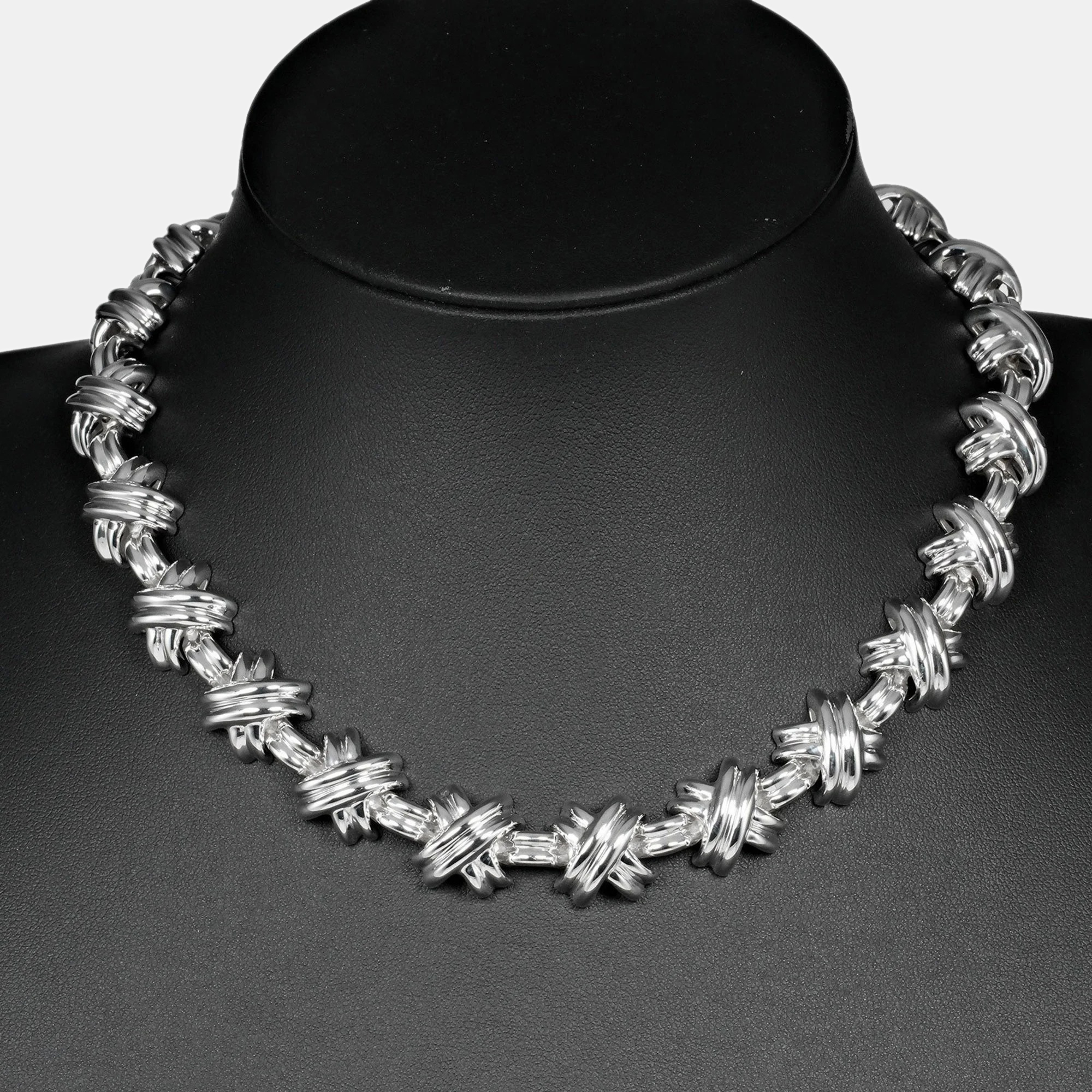 

Tiffany & Co. Sterling Silver Signature X Necklace