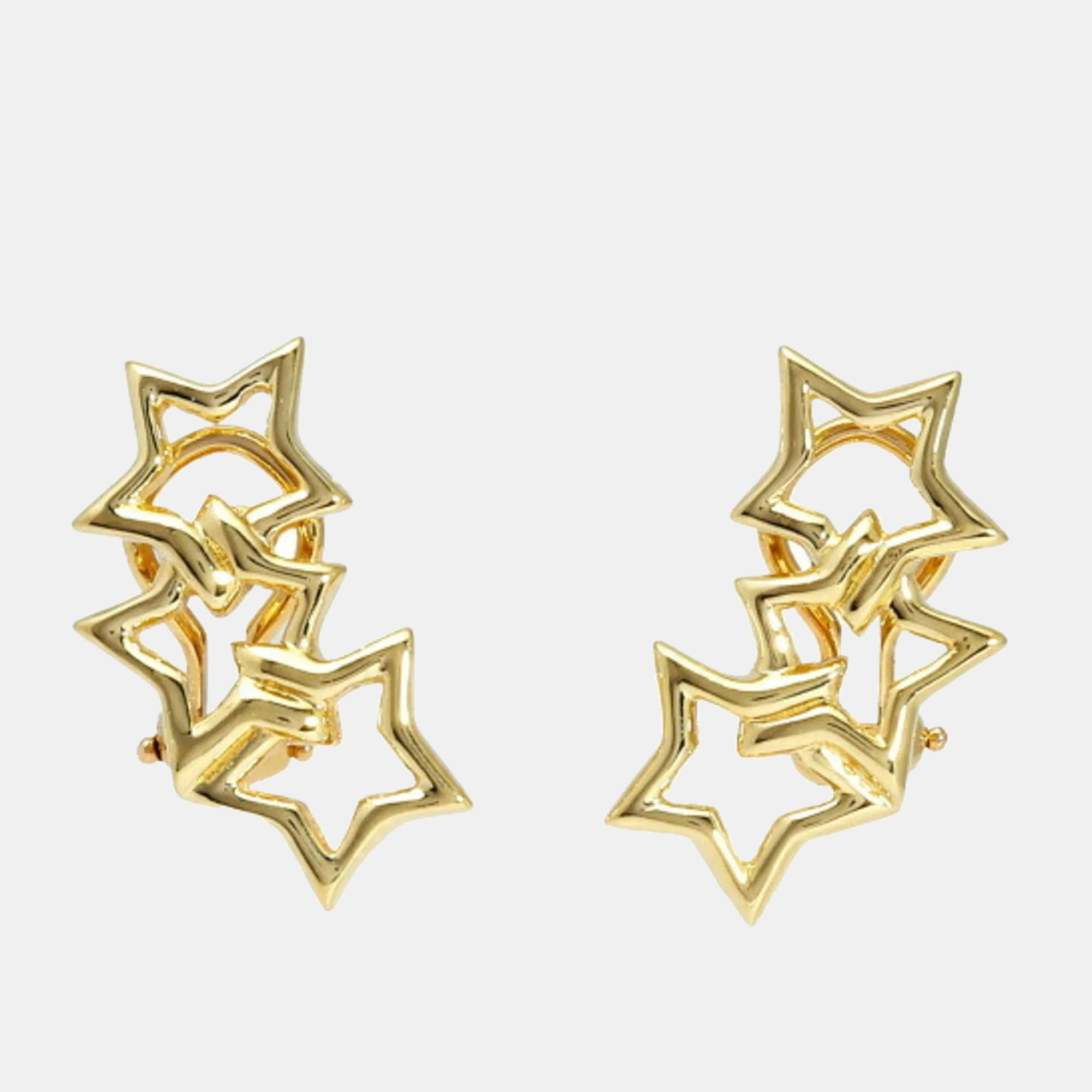 

Tiffany & Co. 18K Yellow Gold Triple Star Stud Earrings