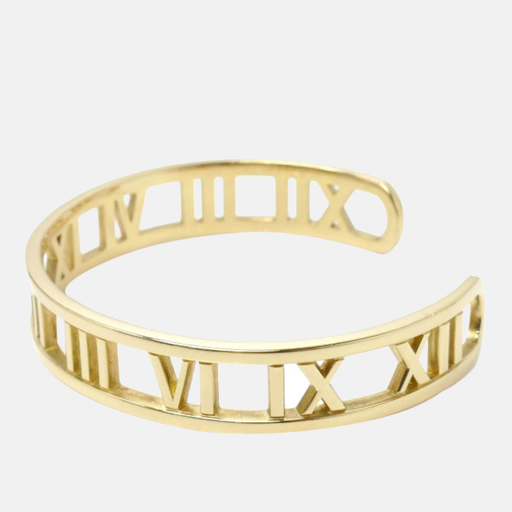 

Tiffany & Co. 18K Yellow Gold Open Atlas Cuff Bracelet