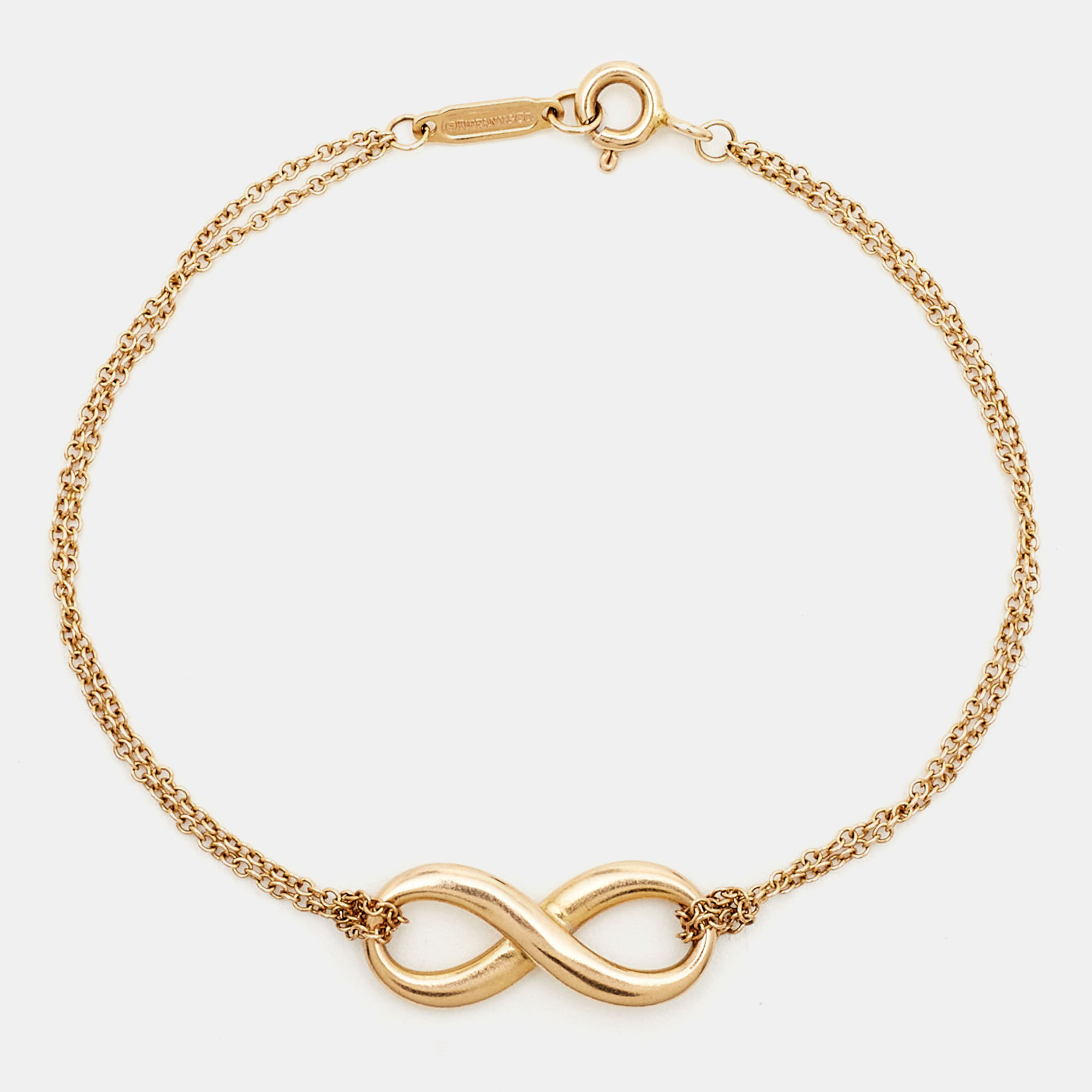 مملوكة مسبقًا Tiffany & Co. Infinity 18k Rose Gold Bracelet