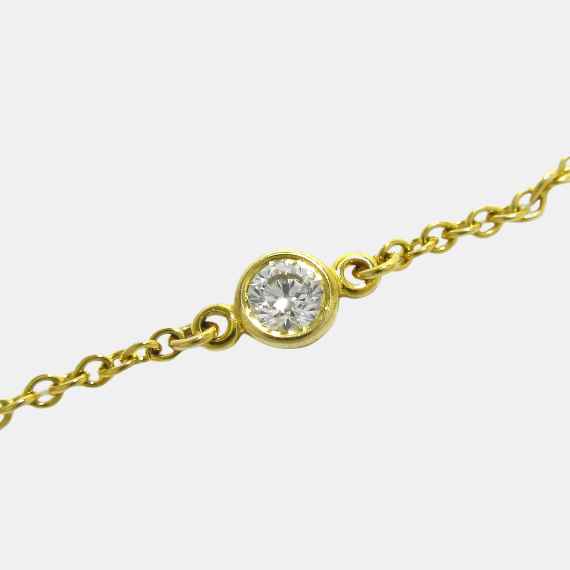 

Tiffany & Co 18K Yellow Gold Diamonds By the yard Bracelet