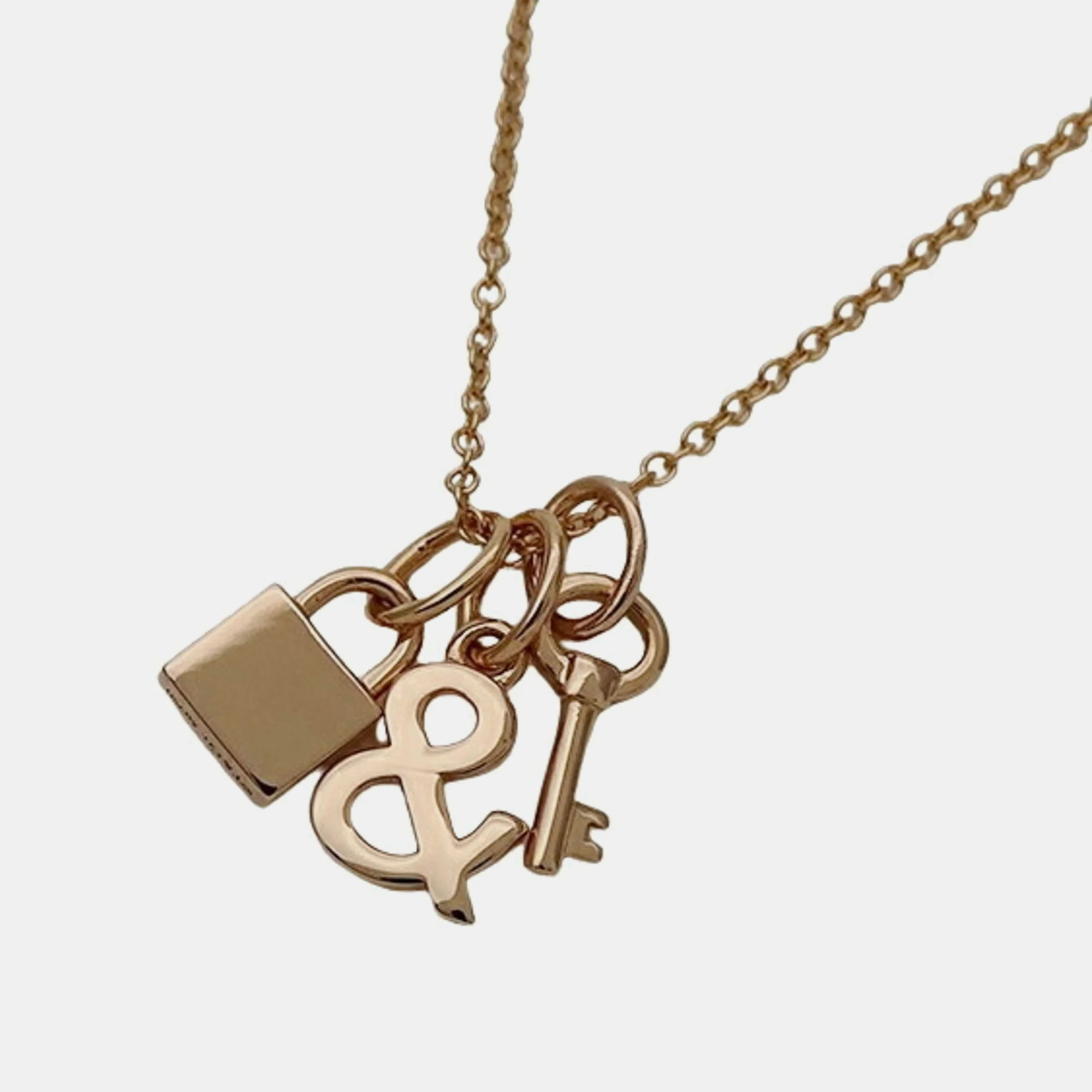 

Tiffany & Co. 18K Rose Gold Naughty and Nice Pendant Necklace