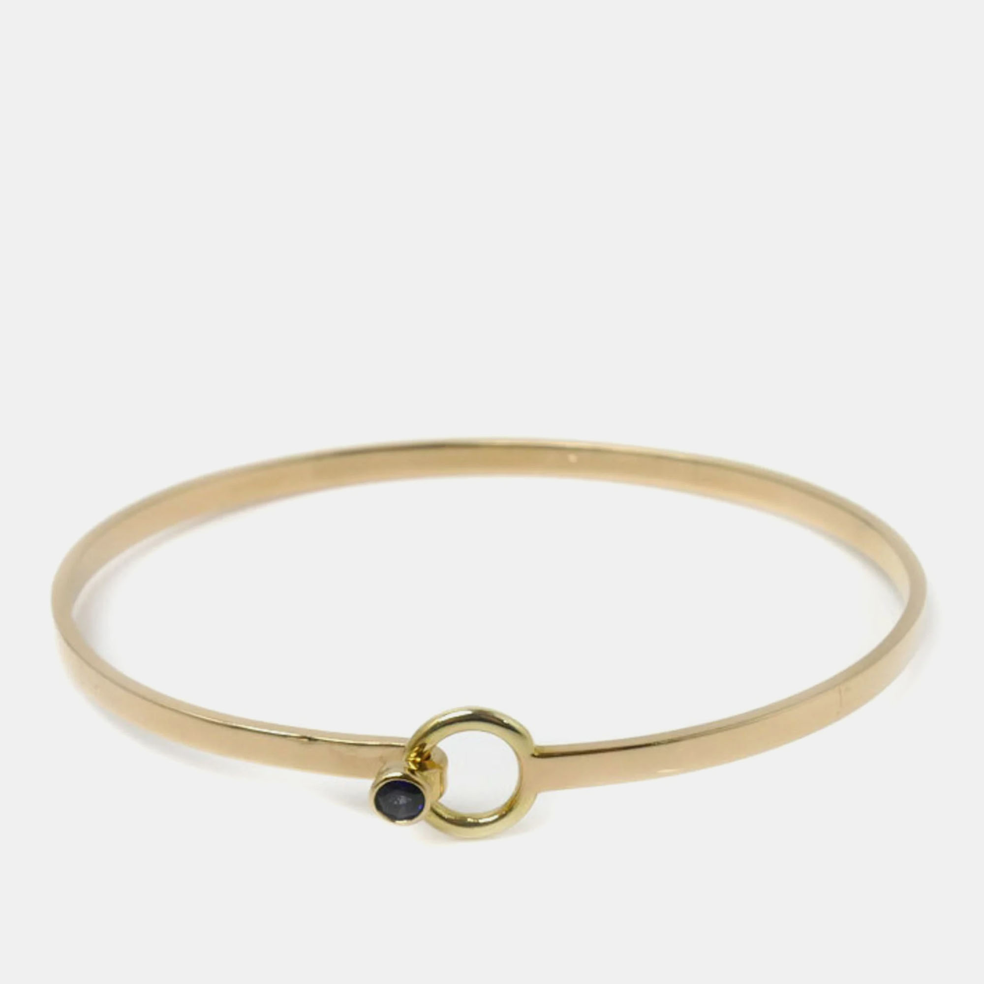 

Tiffany & Co. 18K Yellow Gold Hook & Eye Bangle Bracelet