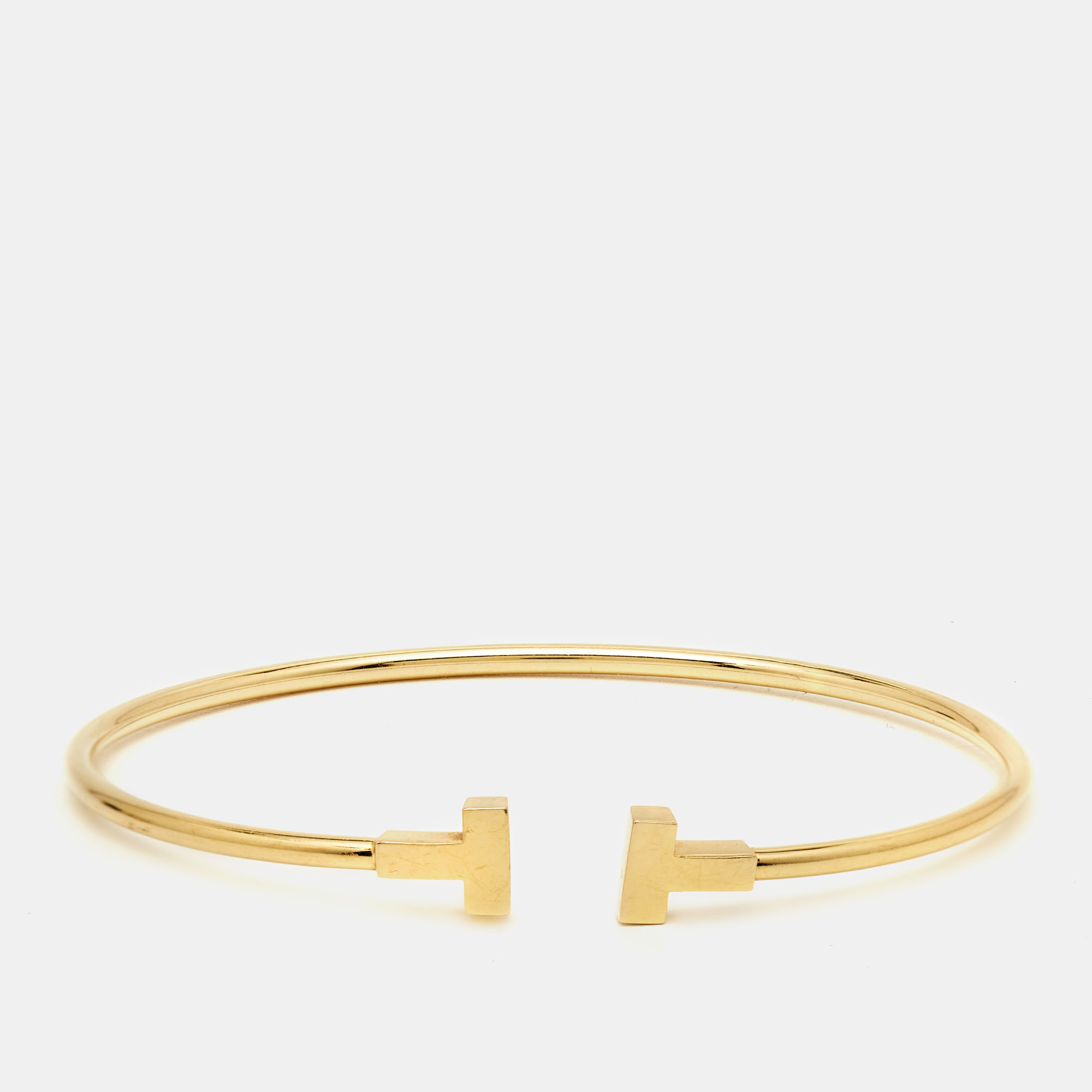 مملوكة مسبقًا Tiffany & Co. TWire 18k Yellow Gold Bracelet