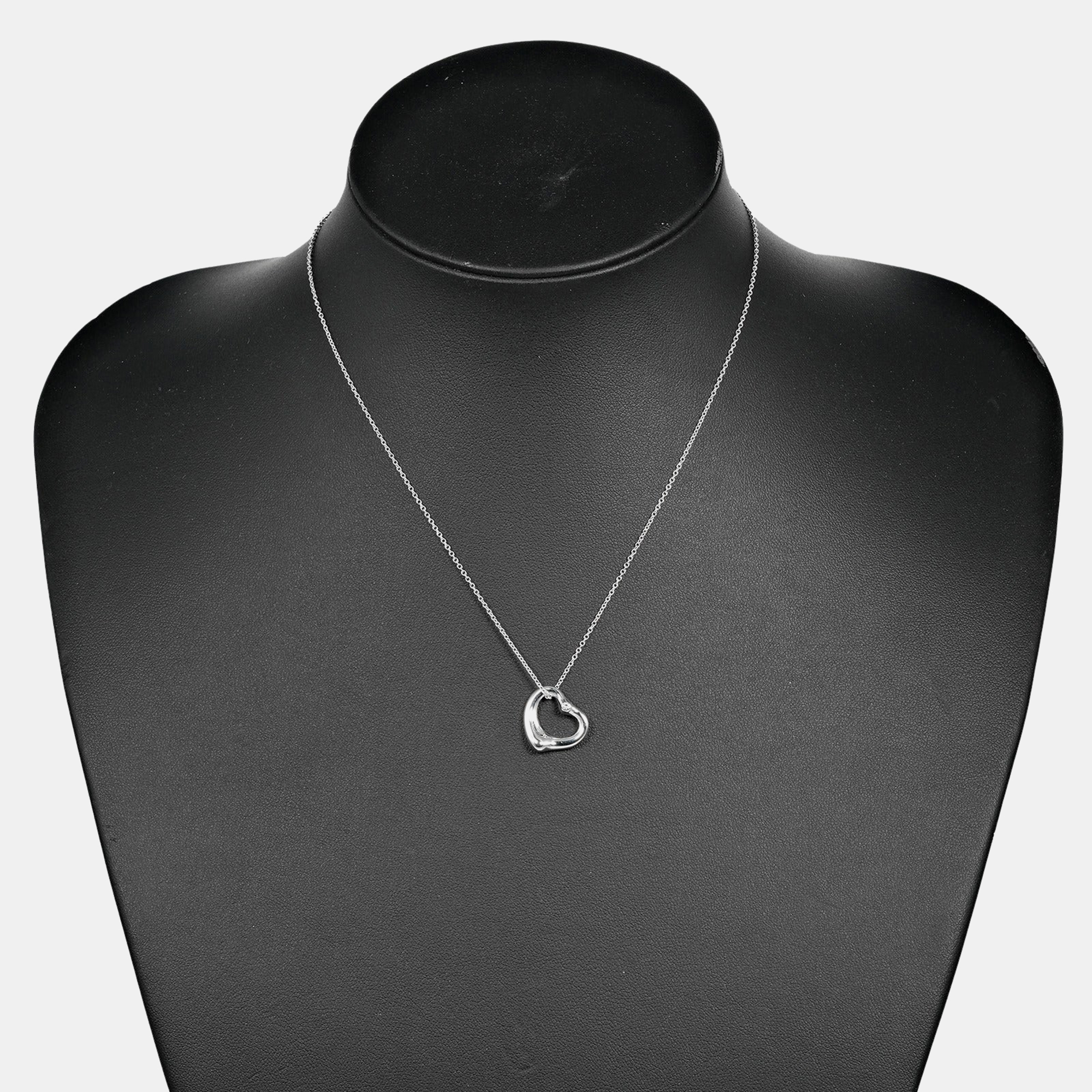 

Tiffany & Co Silver Open Heart necklace