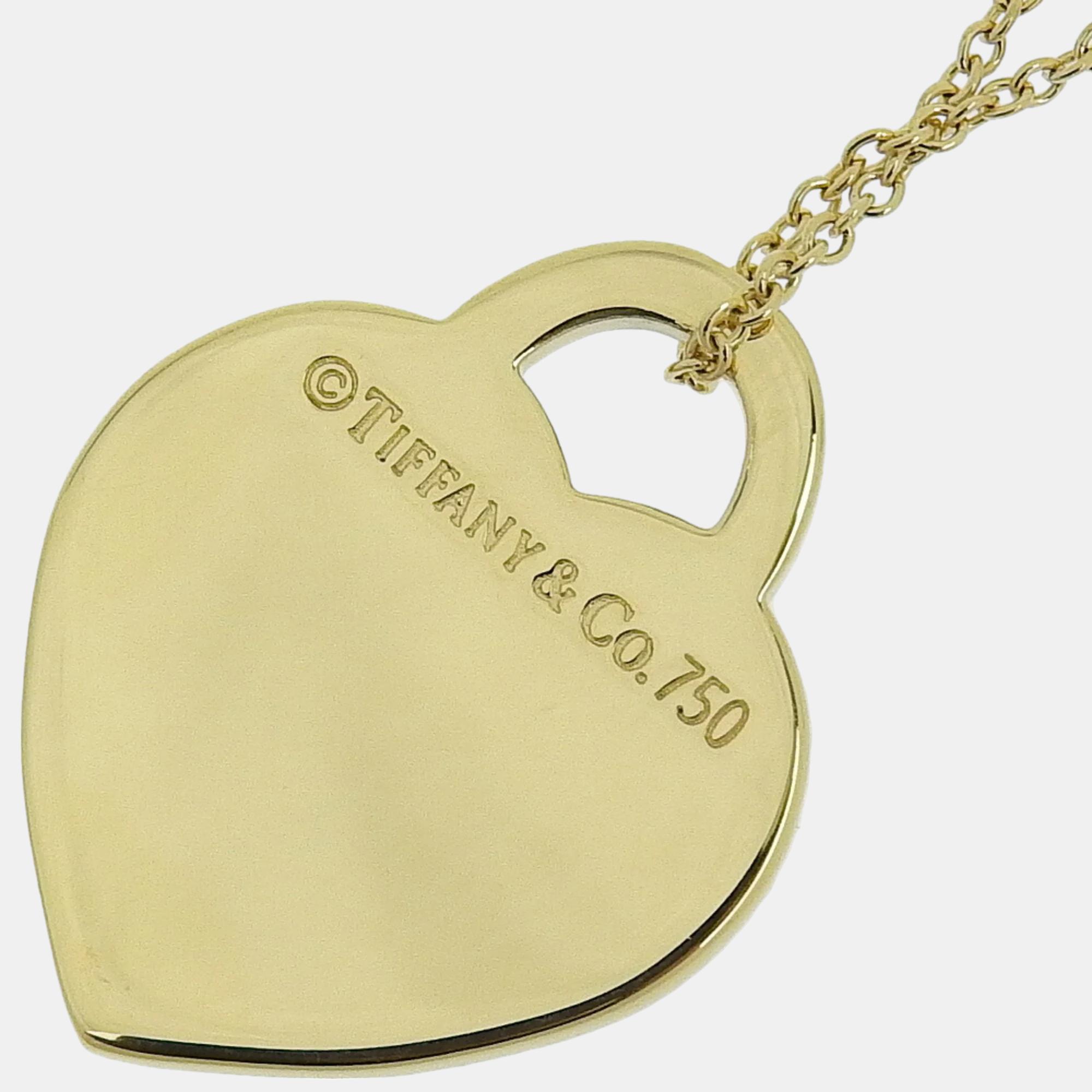 

Tiffany & Co. 18K Yellow Gold RETURN TO TIFFANY™ Heart Tag Necklace