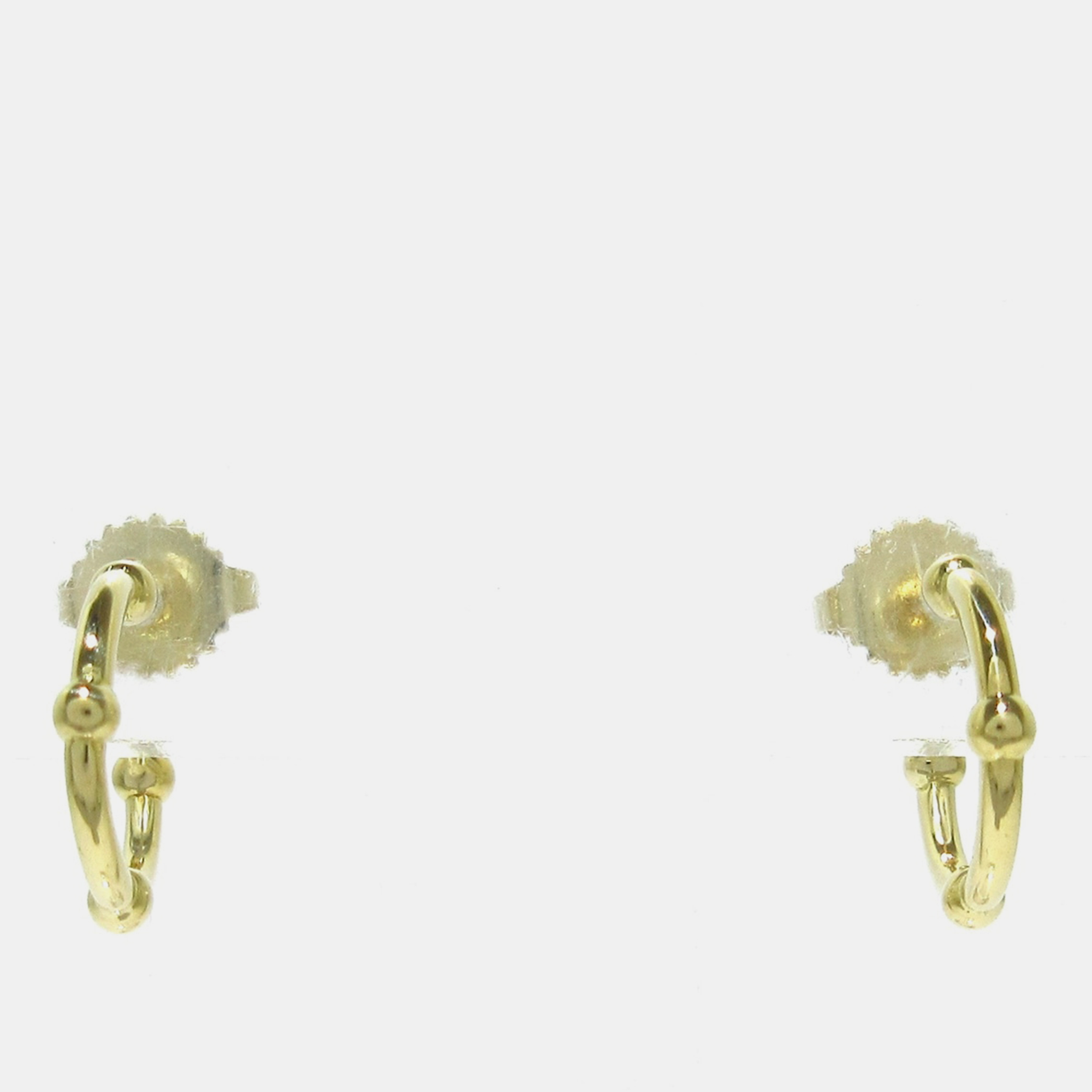 

Tiffany & Co 18K Yellow Gold Bamboo Hoop Earrings