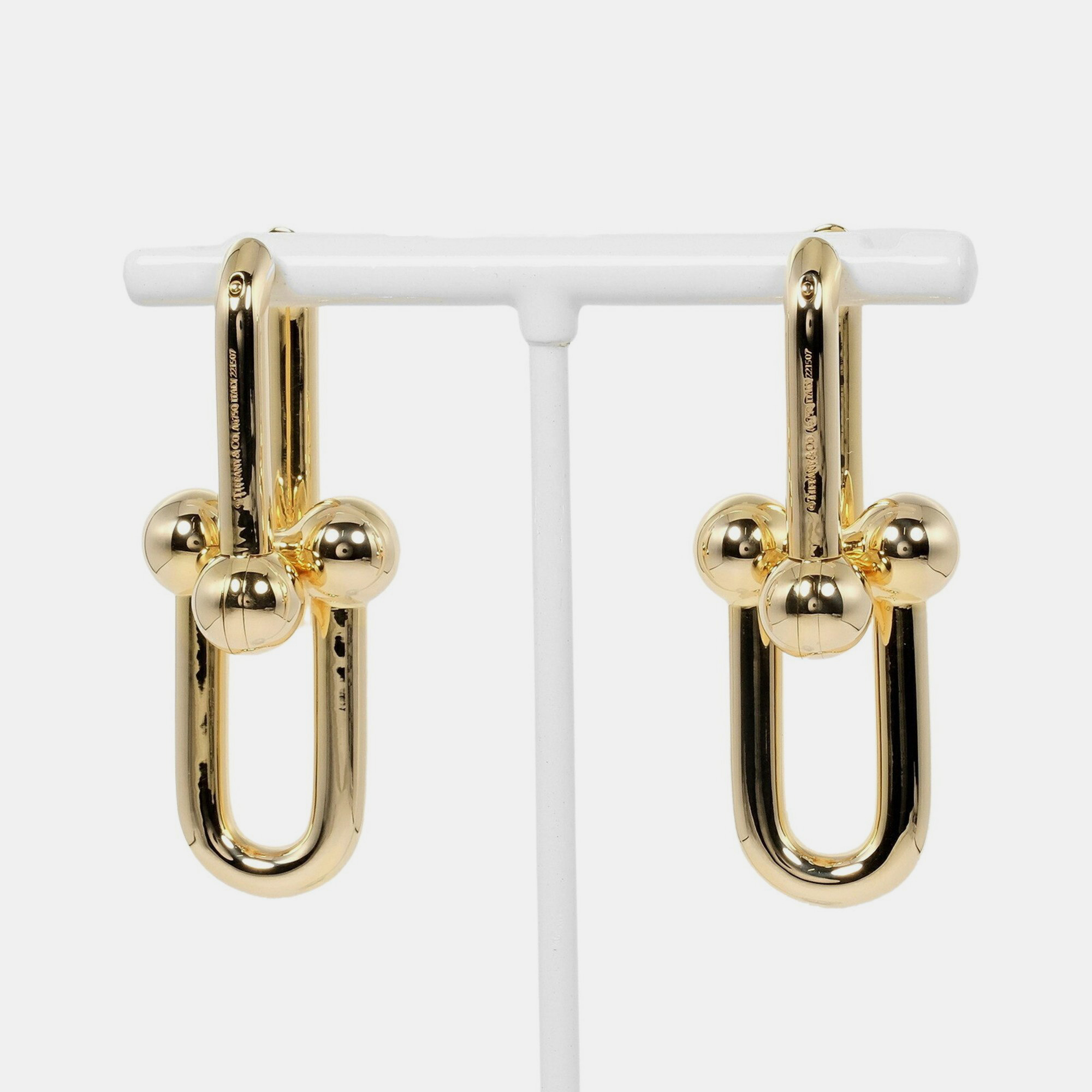 

Tiffany & Co. 18K Yellow Gold Hardware Extra Large Link Drop Earrings