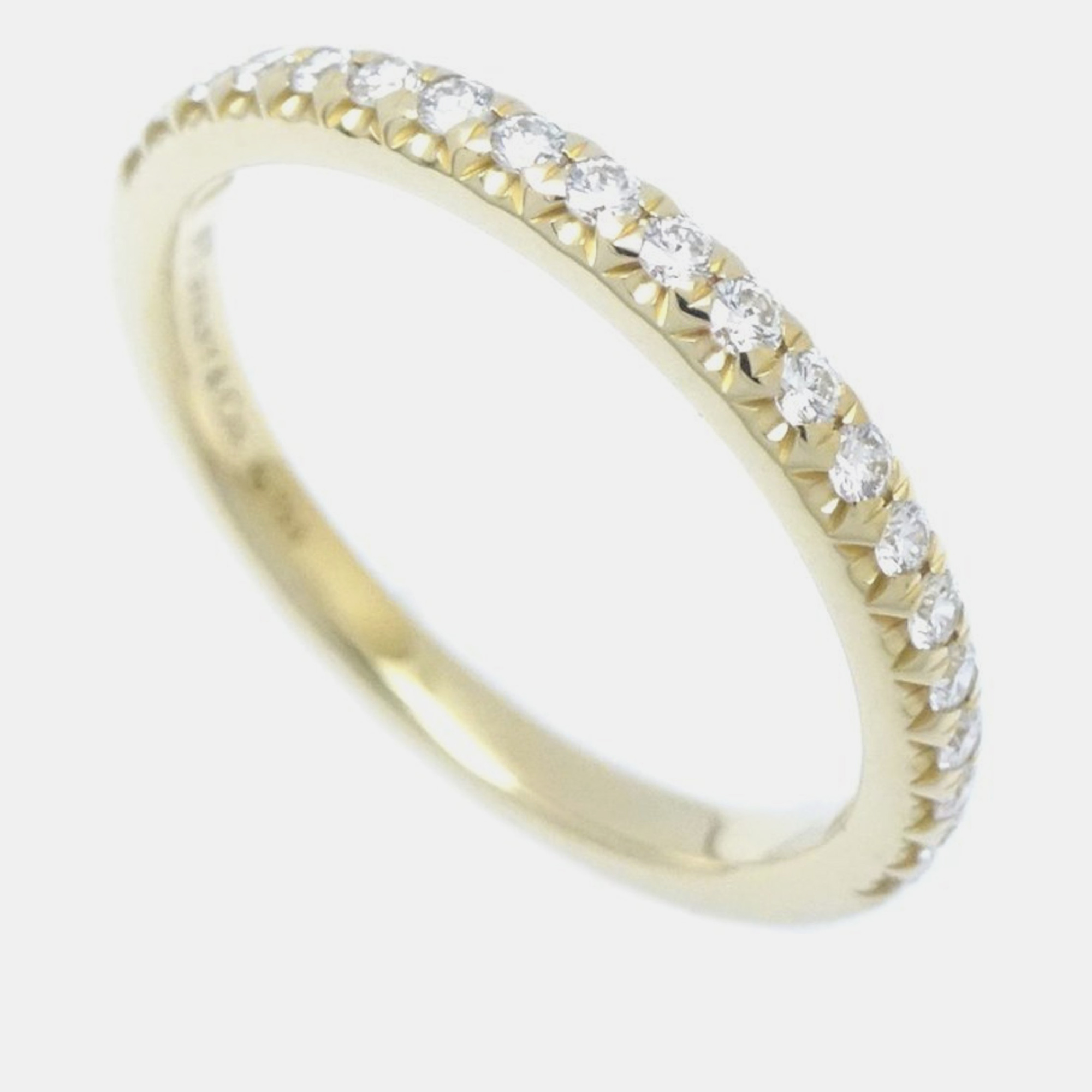

Tiffany & Co. 18k Yellow gold Half Eternity Diamond Ring US 8.5