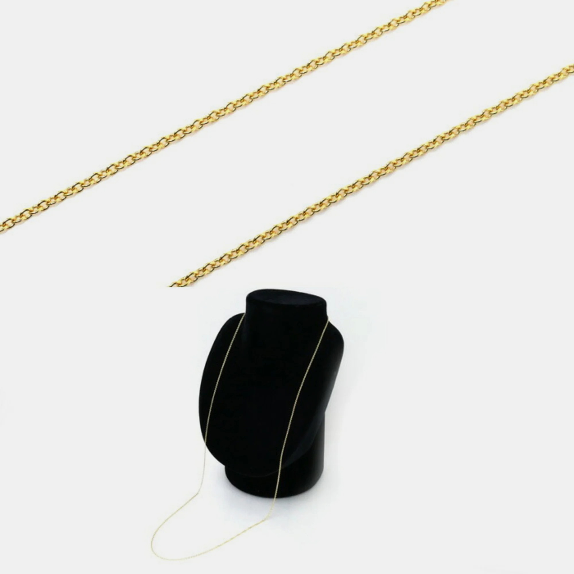 

Tiffany &Co. 18K Yellow Gold Long Chain Necklace