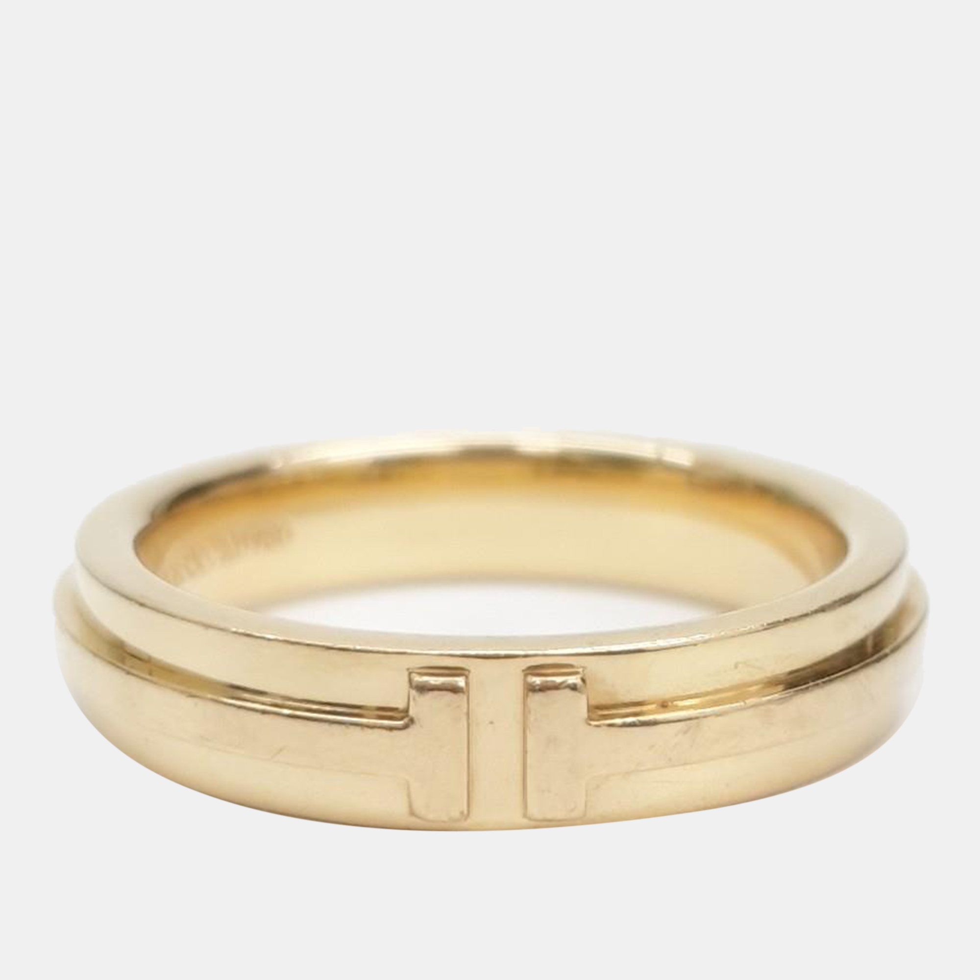 

Tiffany & Co. 18K pink Gold T Narrow Ring Korean size