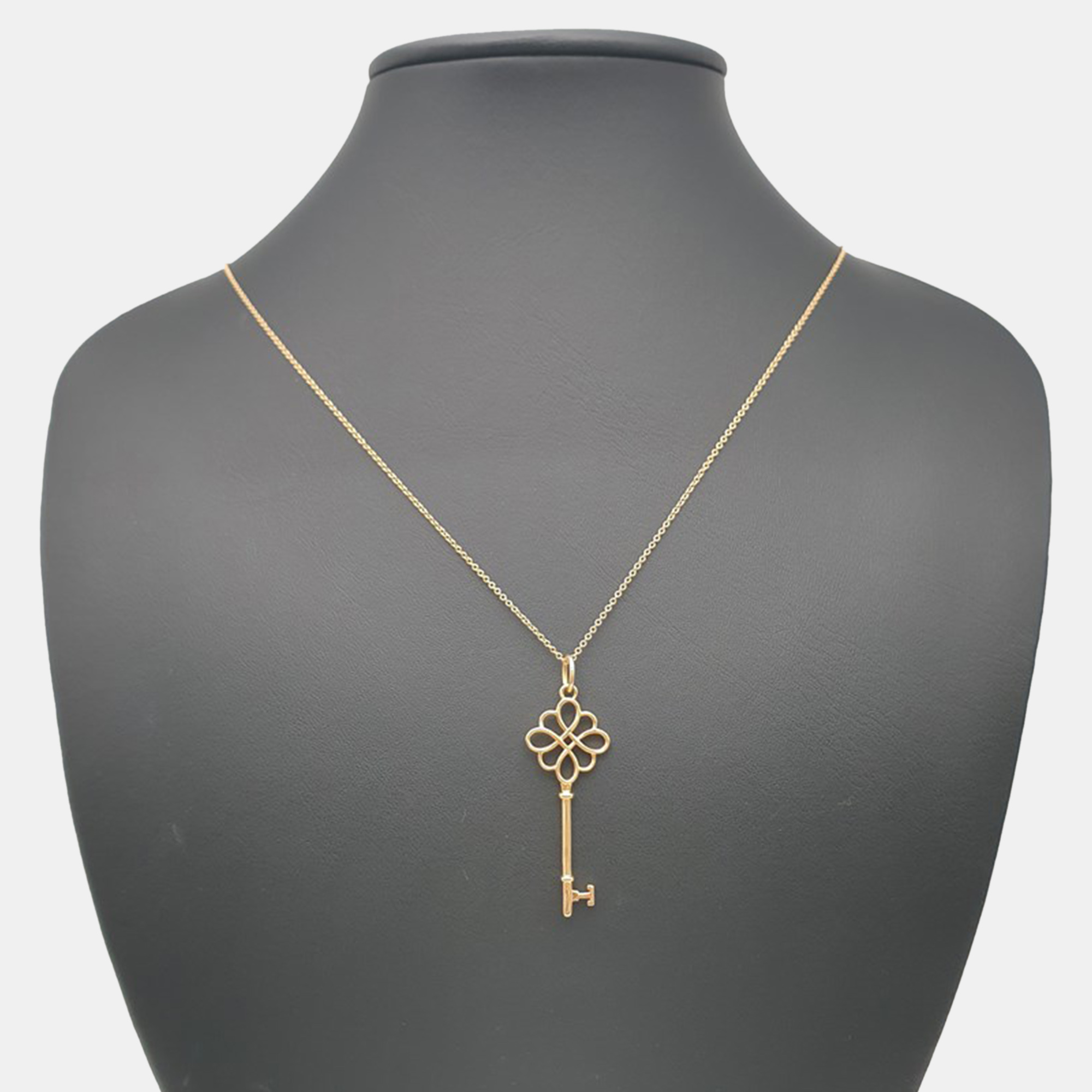 

Tiffany & Co. Rose Gold Knot Key Pendant