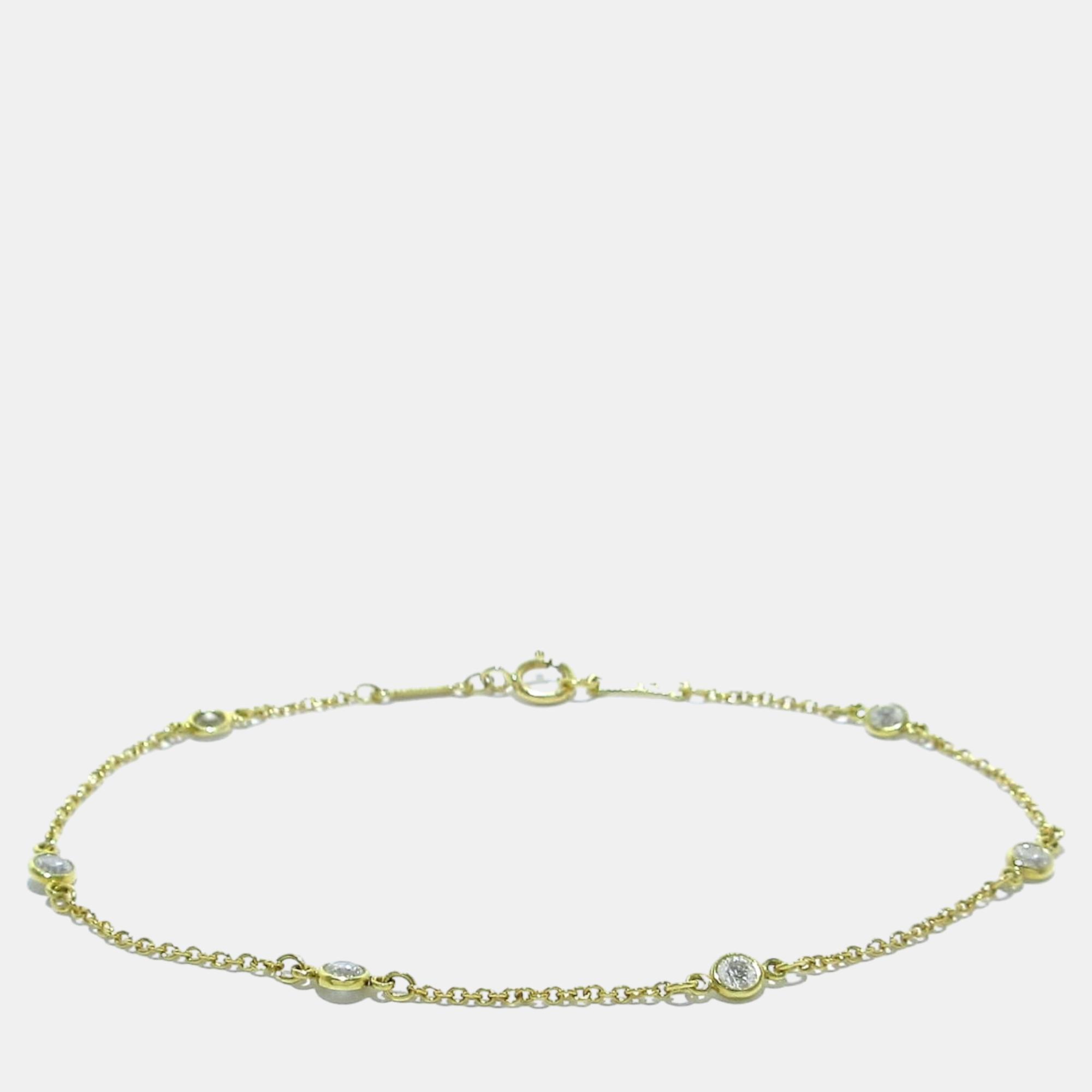 

Tiffany & Co.18K Yellow Gold 0.3 ct Diamonds By the Yard® Bracelet