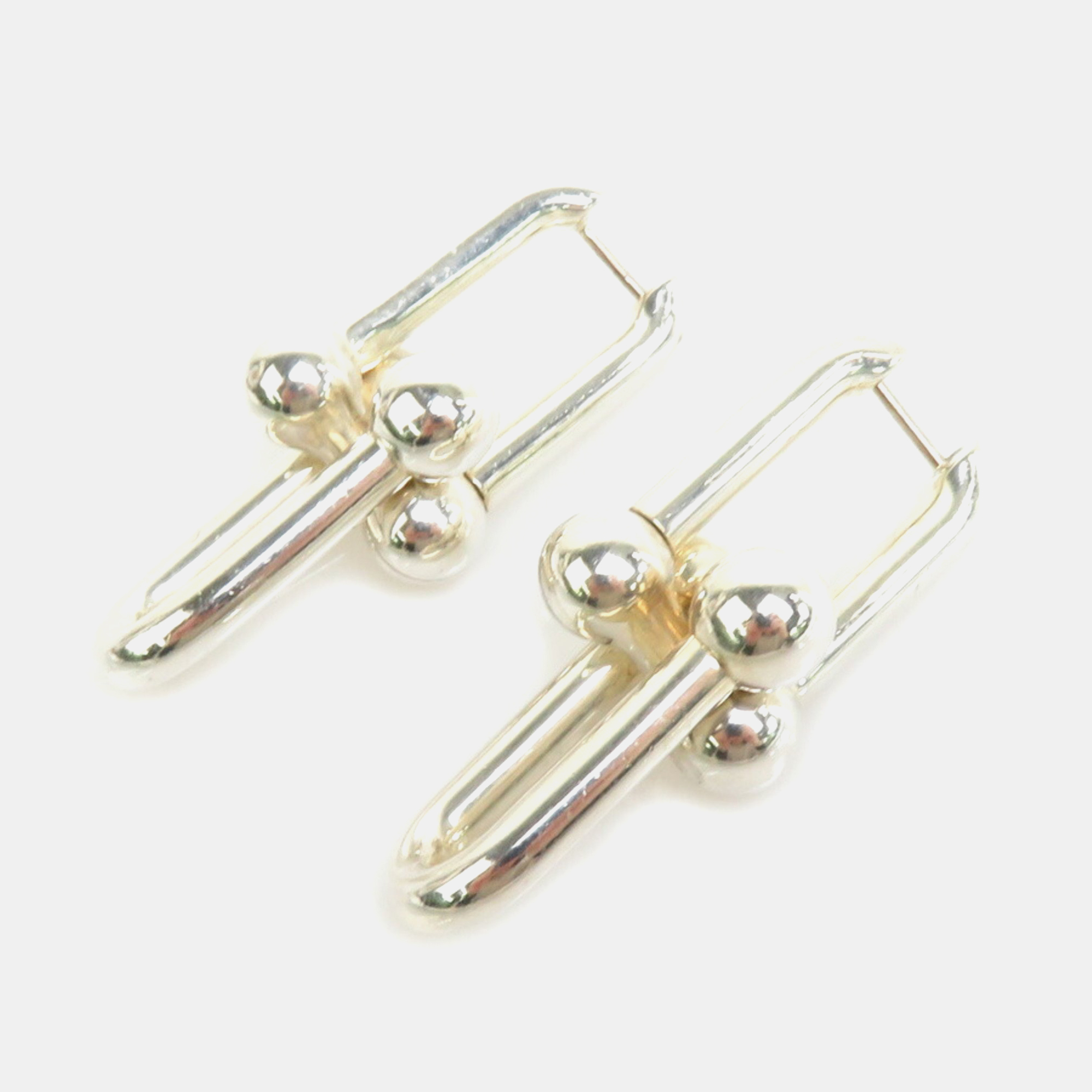 

Tiffany & Co. Sterling Silver HardWear Link Earrings